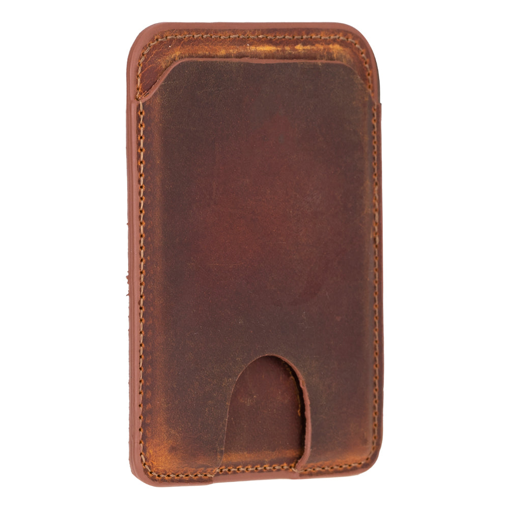 Porte-cartes magnétique en cuir véritable MagFit