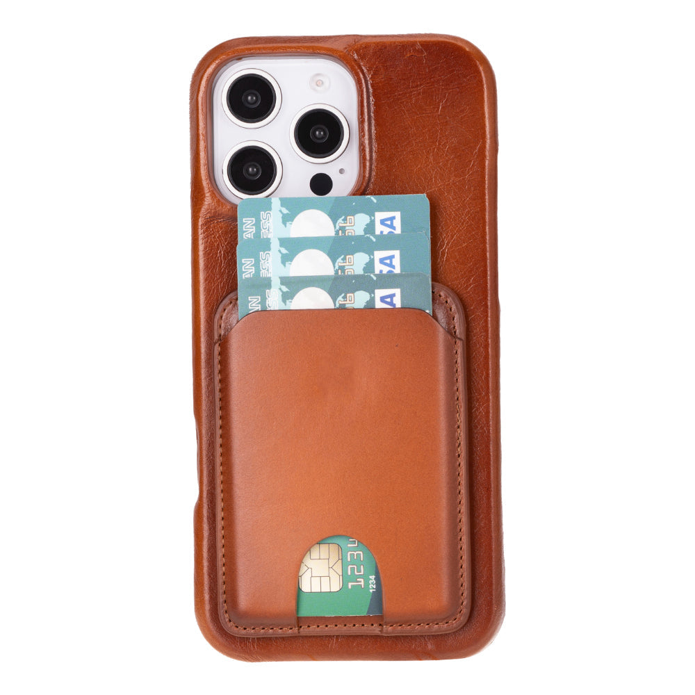 Porte-cartes magnétique en cuir véritable MagFit