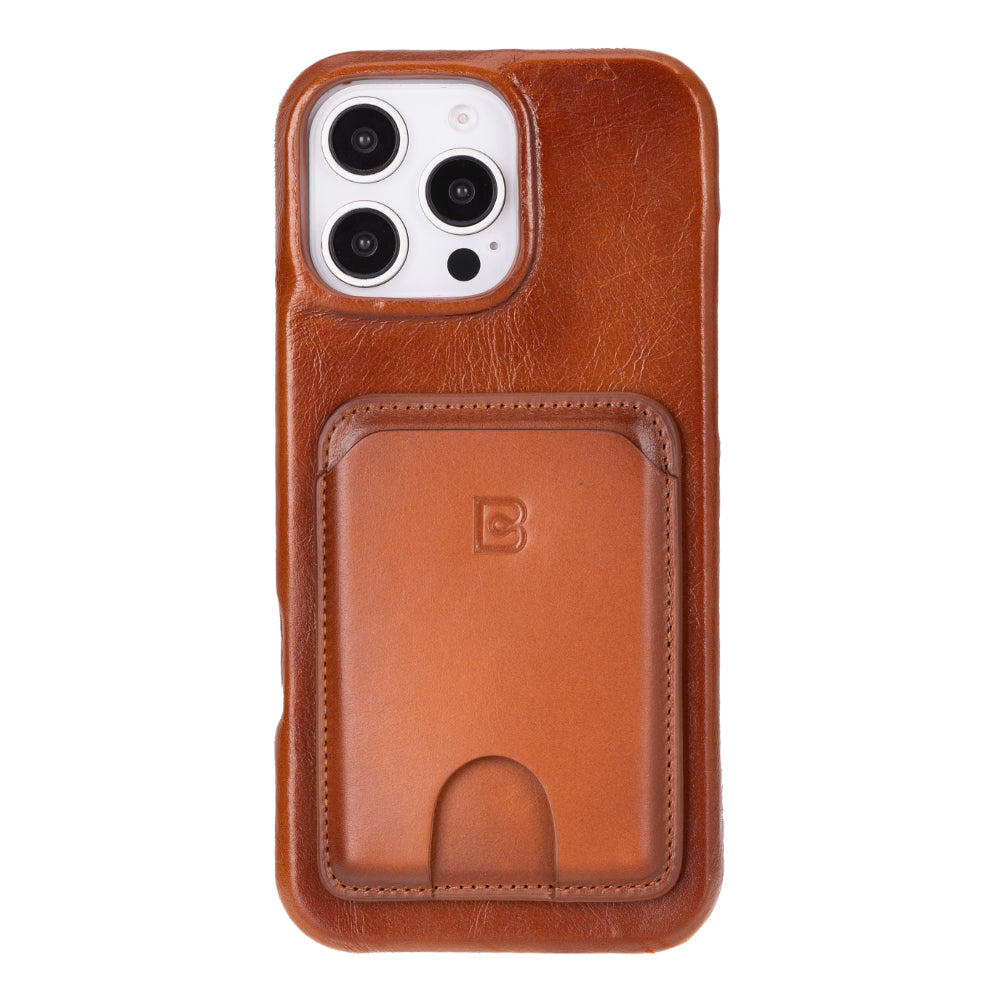 Porte-cartes magnétique Bouletta MagFit en cuir véritable