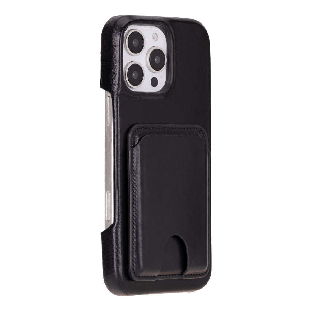 Porte-cartes magnétique en cuir véritable MagFit