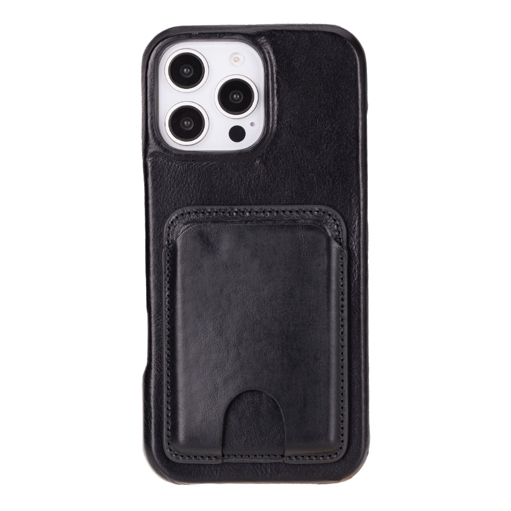 Porte-cartes magnétique en cuir véritable MagFit