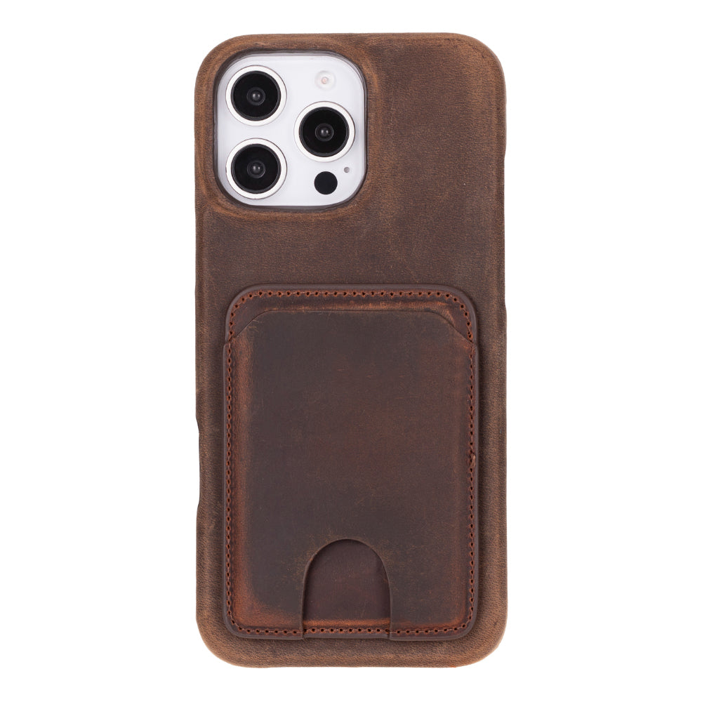 Porte-cartes magnétique en cuir véritable MagFit