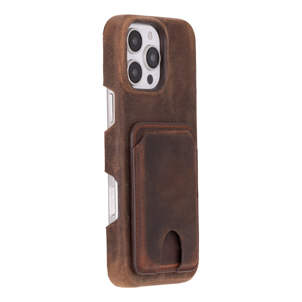 Porte-cartes magnétique en cuir véritable MagFit