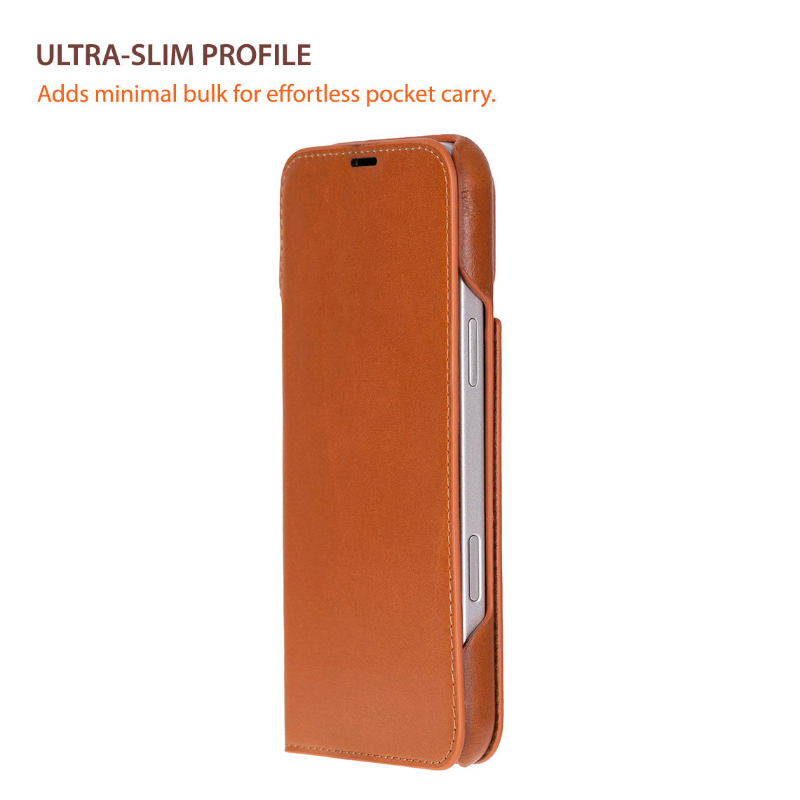 Sonat iPhone 17 Pro Max (6.9") Leather Folio Wallet Case