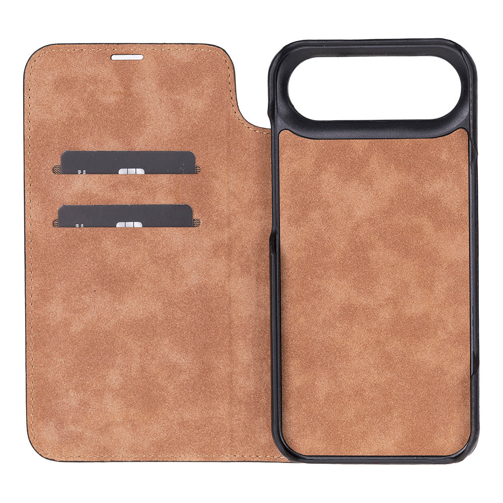 Sonat iPhone 17 Air (6.5") Leather Folio Wallet Case