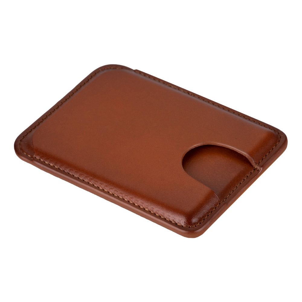 Porte-cartes magnétique en cuir véritable MagFit