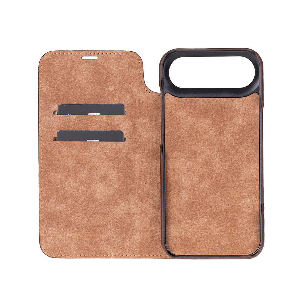 Sonat iPhone 17 Air (6.5") Leather Folio Wallet Case