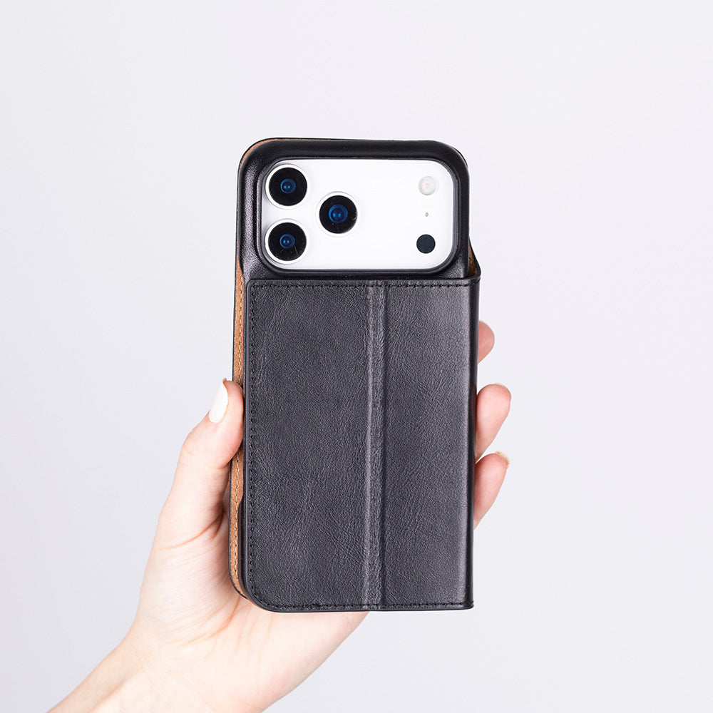 Sonat iPhone 17 Pro Max (6.9") Leather Folio Wallet Case