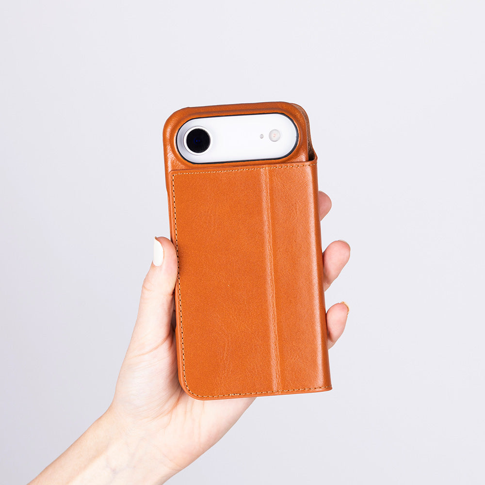 Sonat iPhone 17 Air (6.5") Leather Folio Wallet Case