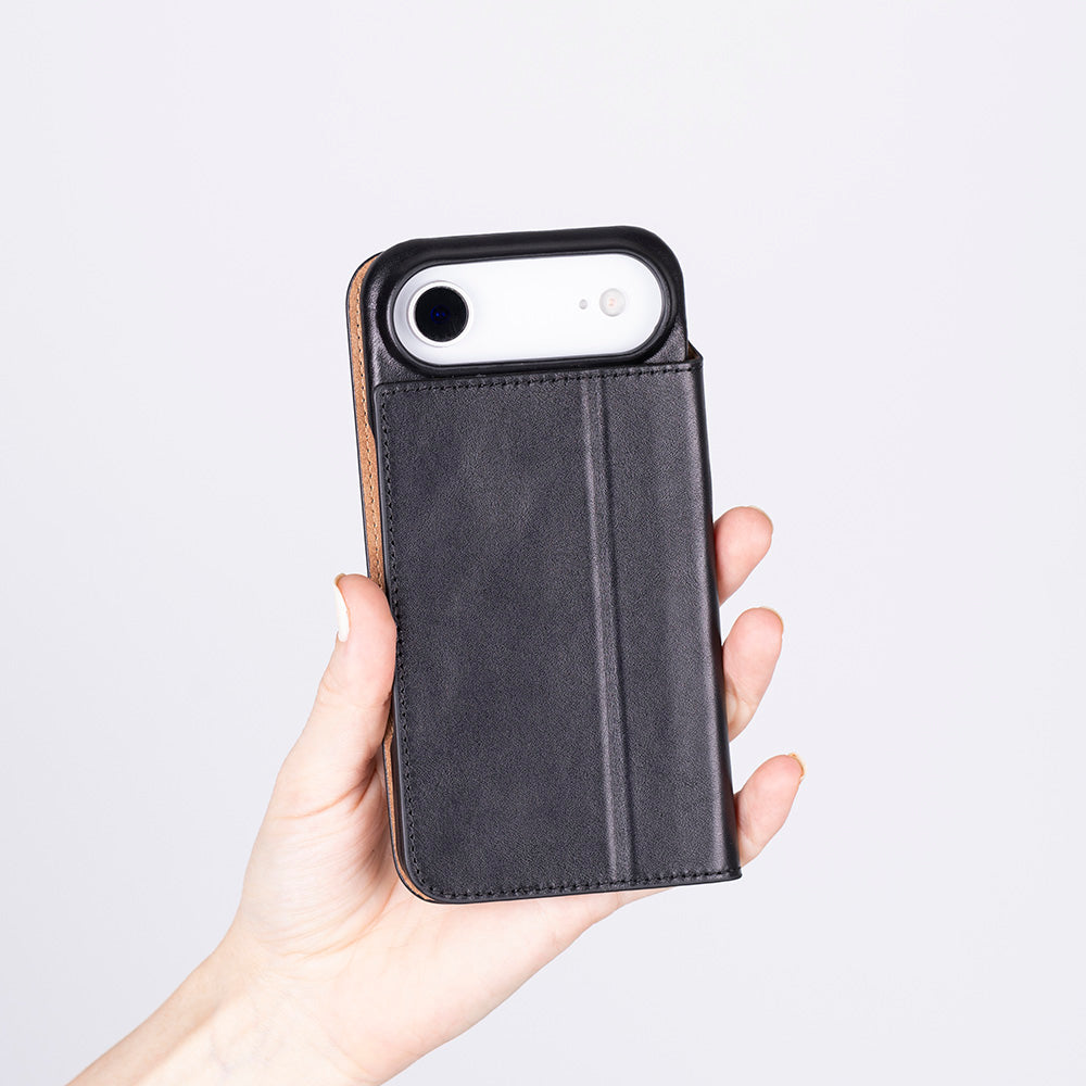 Sonat iPhone 17 Air (6.5") Leather Folio Wallet Case