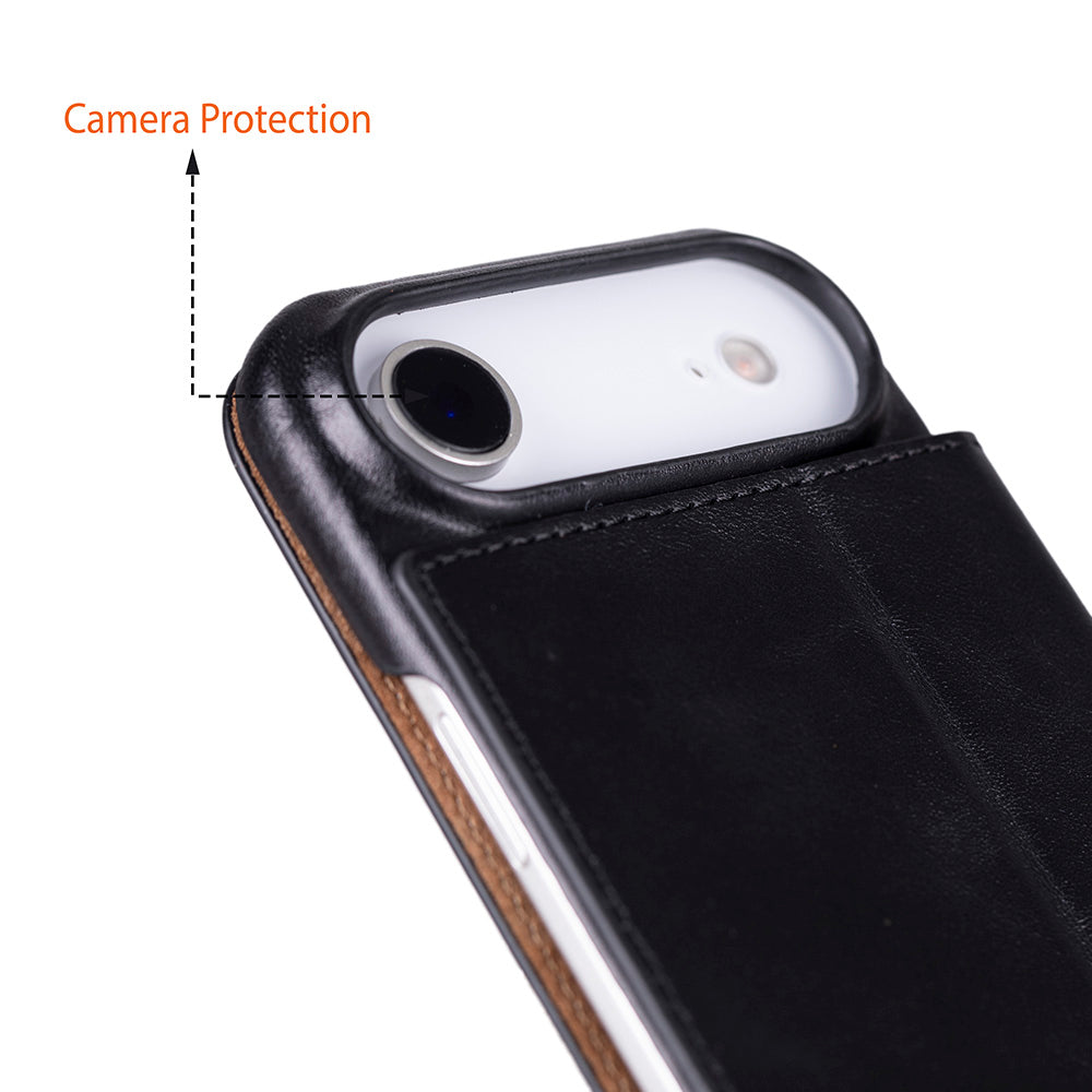 Sonat iPhone 17 Air (6.5") Leather Folio Wallet Case