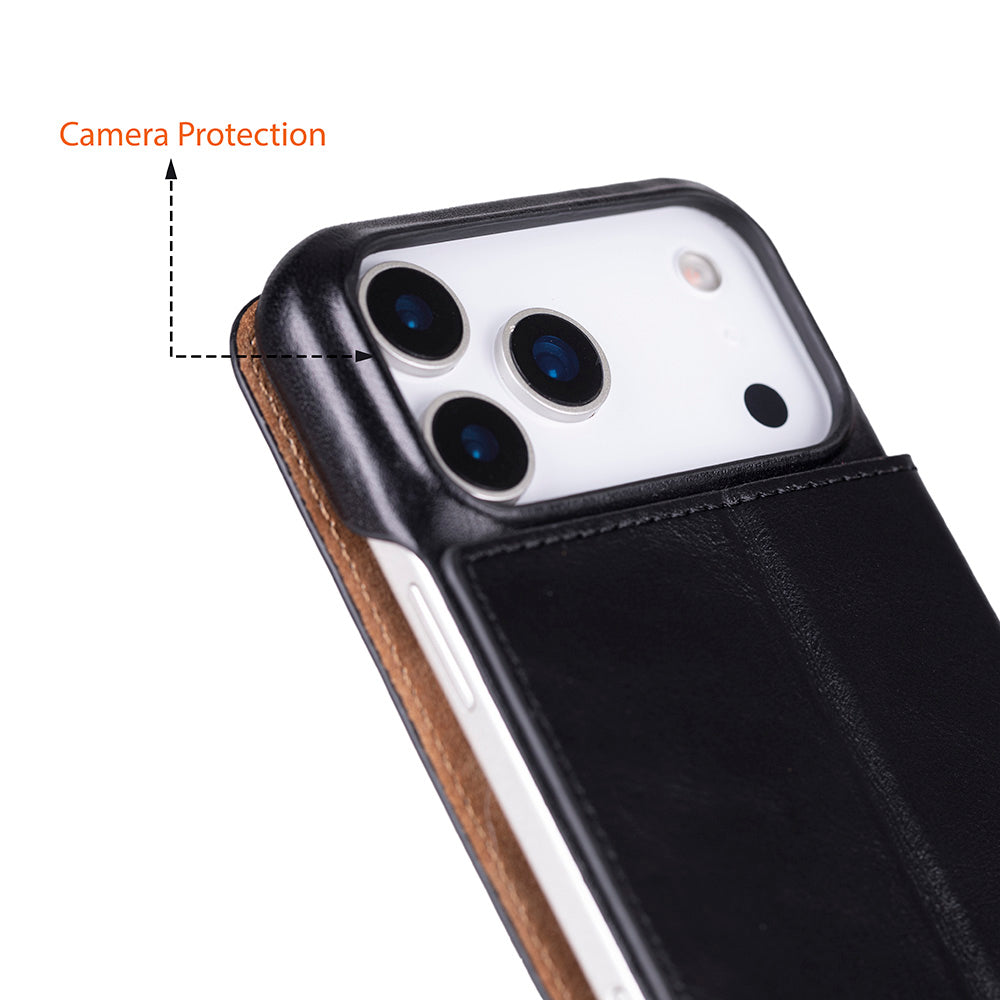 Sonat iPhone 17 Pro Max (6.9") Leather Folio Wallet Case