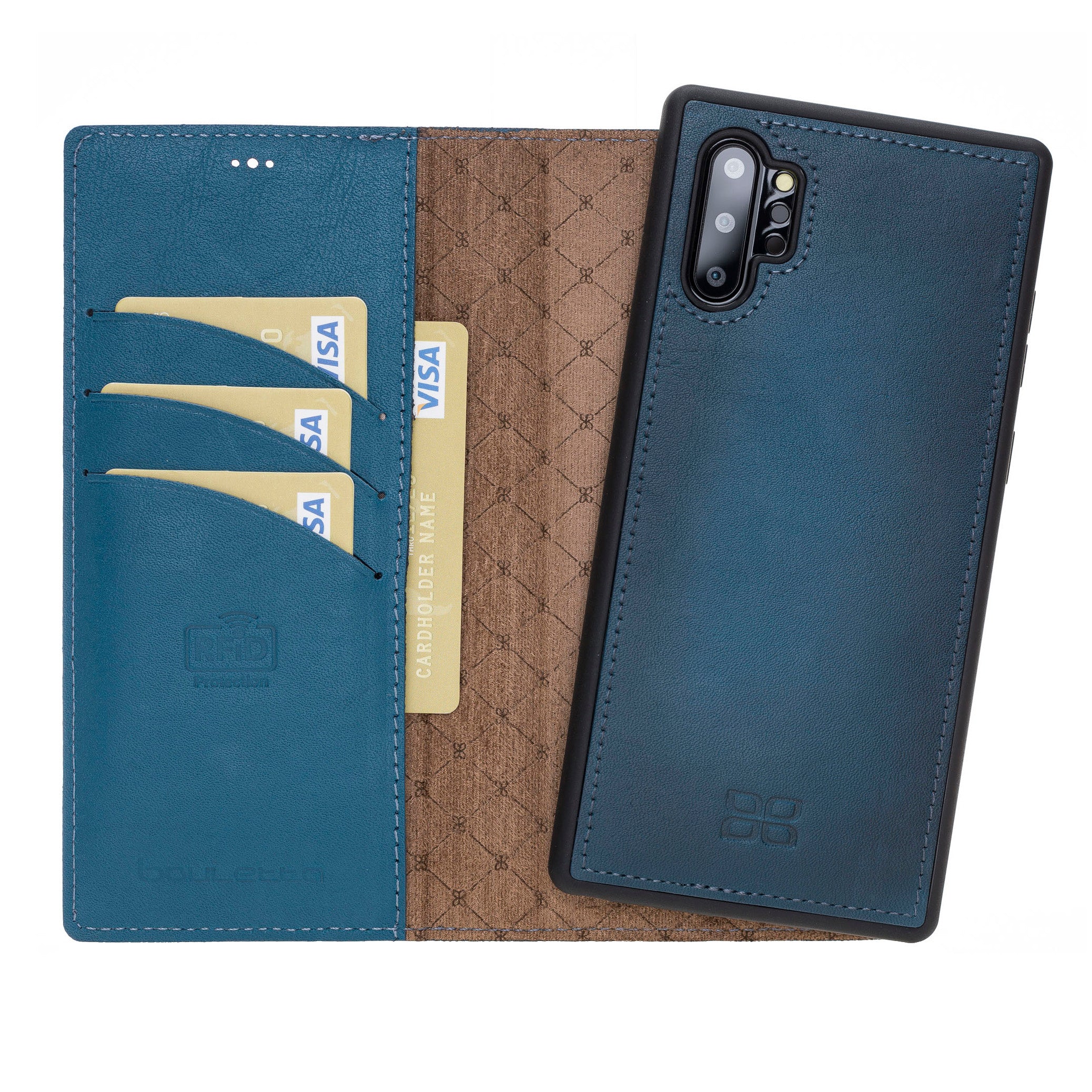 Samsung Galaxy Note 10 Series Genuine Leather Detachble Wallet Case