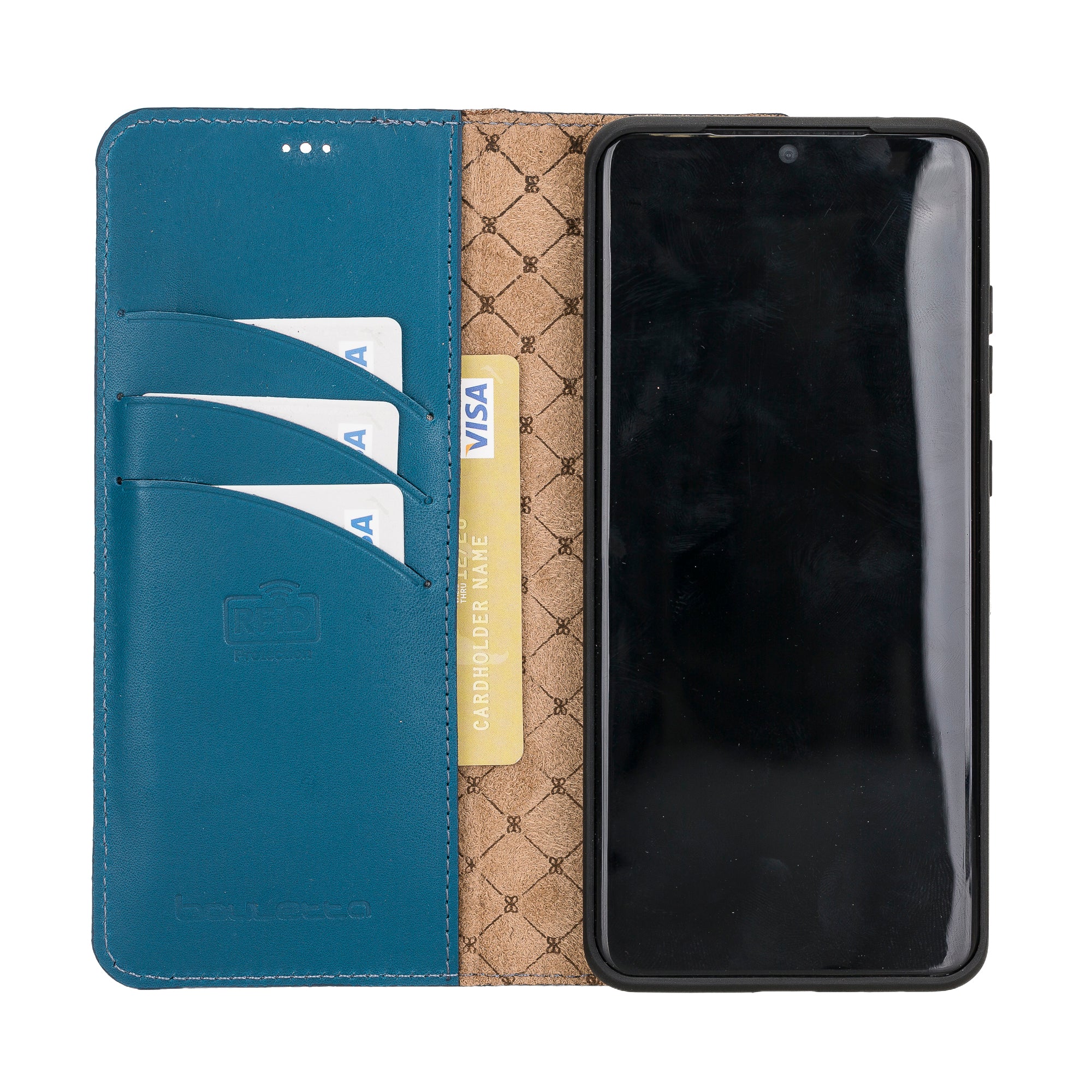 Étui portefeuille en cuir pour Samsung Galaxy S20