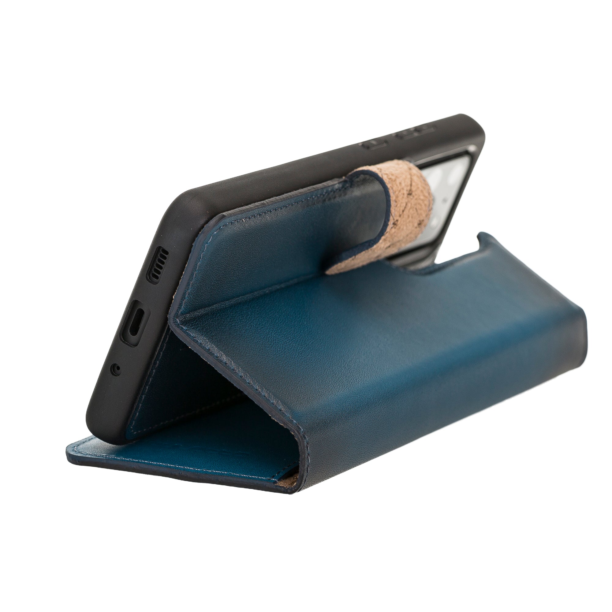 Étui portefeuille en cuir pour Samsung Galaxy S20