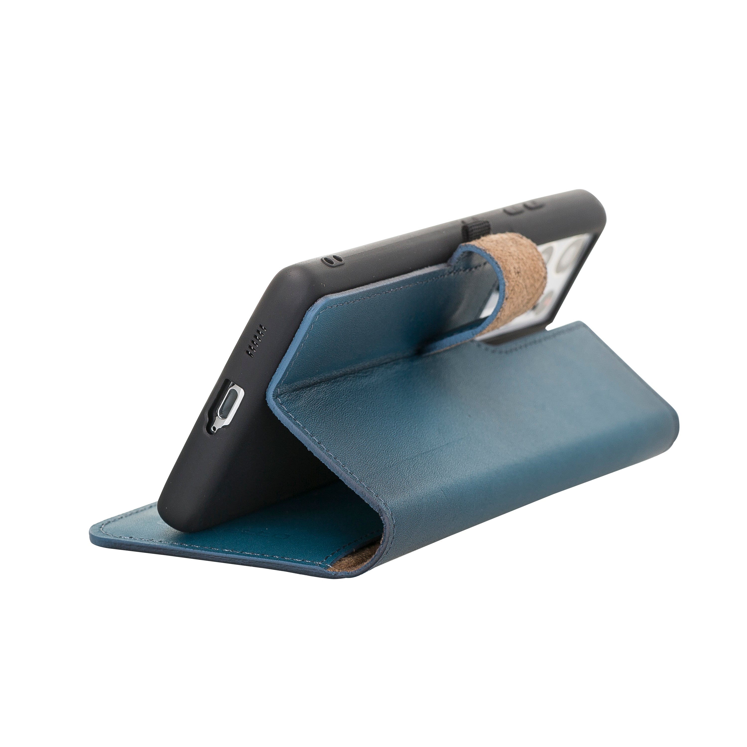 Samsung Galaxy S21 Series Genuine Leather Detachable Wallet Cases