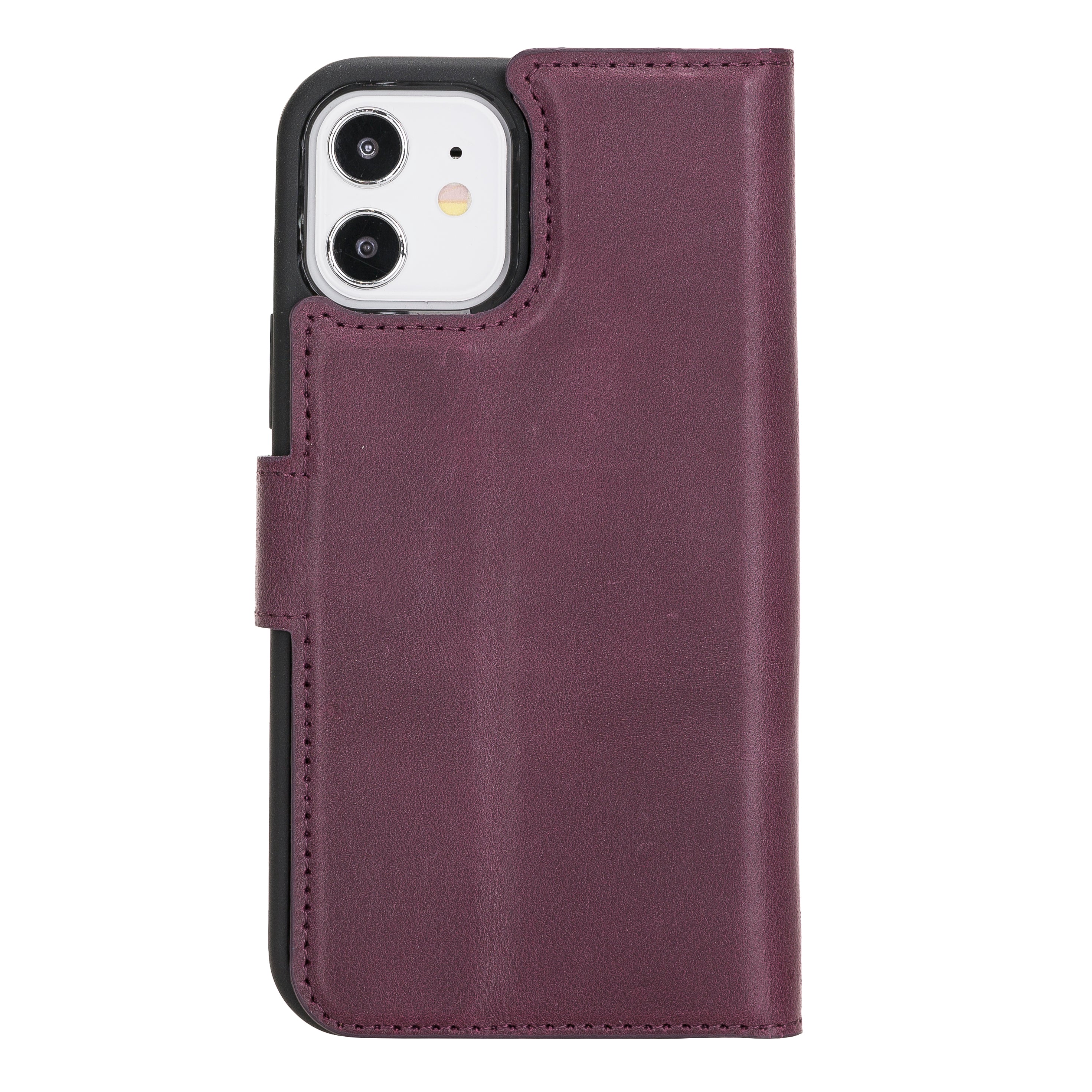 iPhone 12 Series Genuine Leather Magic Detachable Wallet Cases