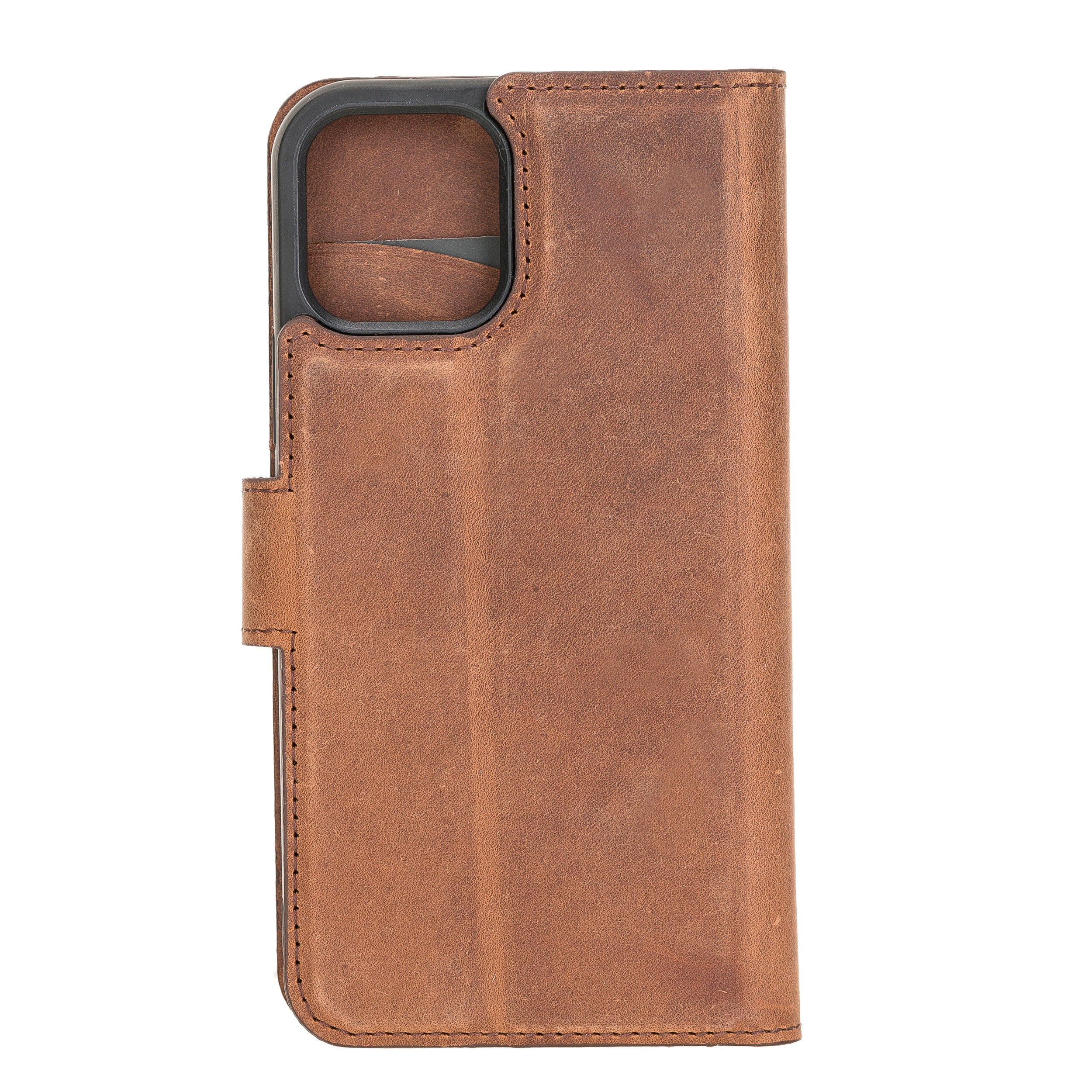 iPhone 12 Series Genuine Leather Magic Detachable Wallet Cases