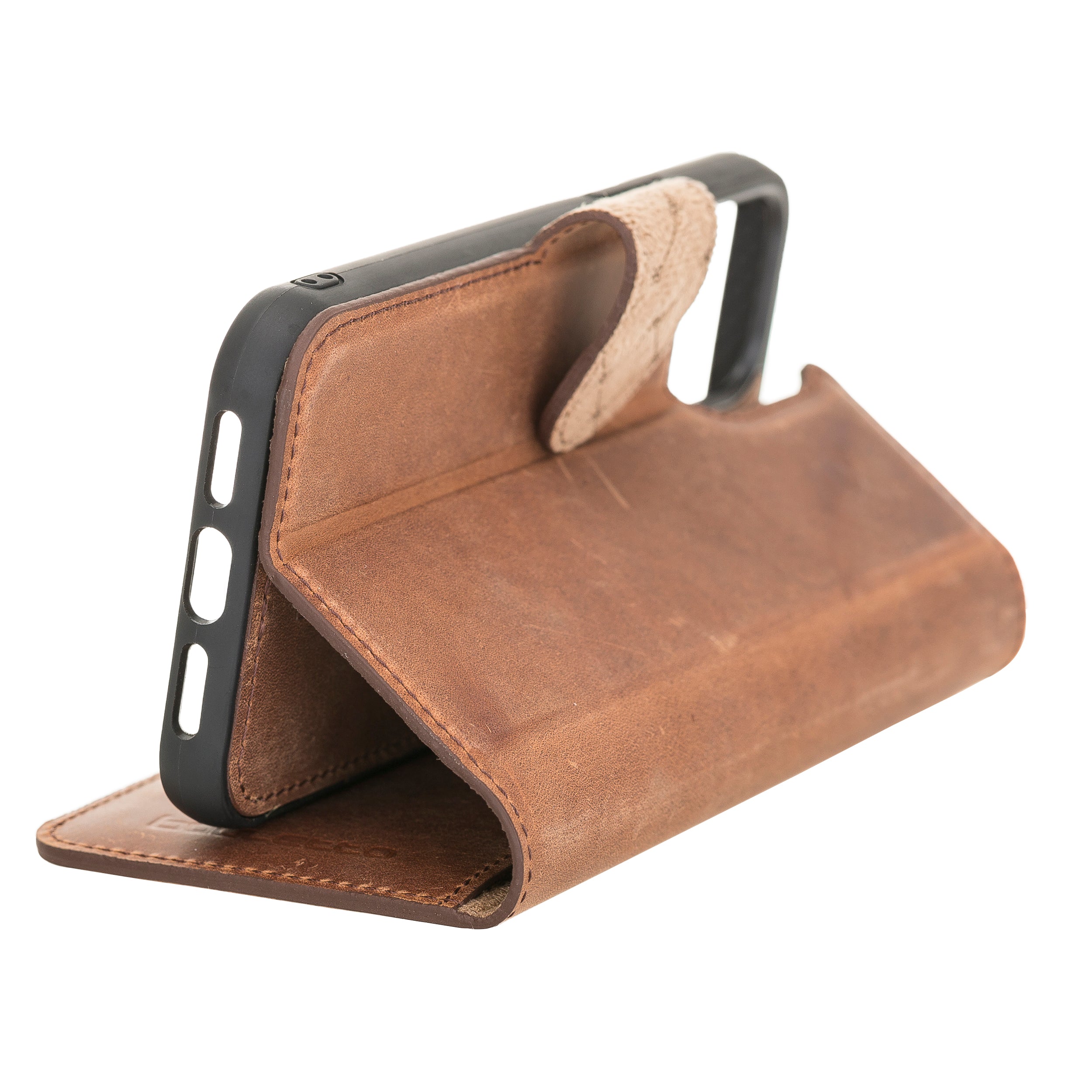 iPhone 12 Series Genuine Leather Magic Detachable Wallet Cases