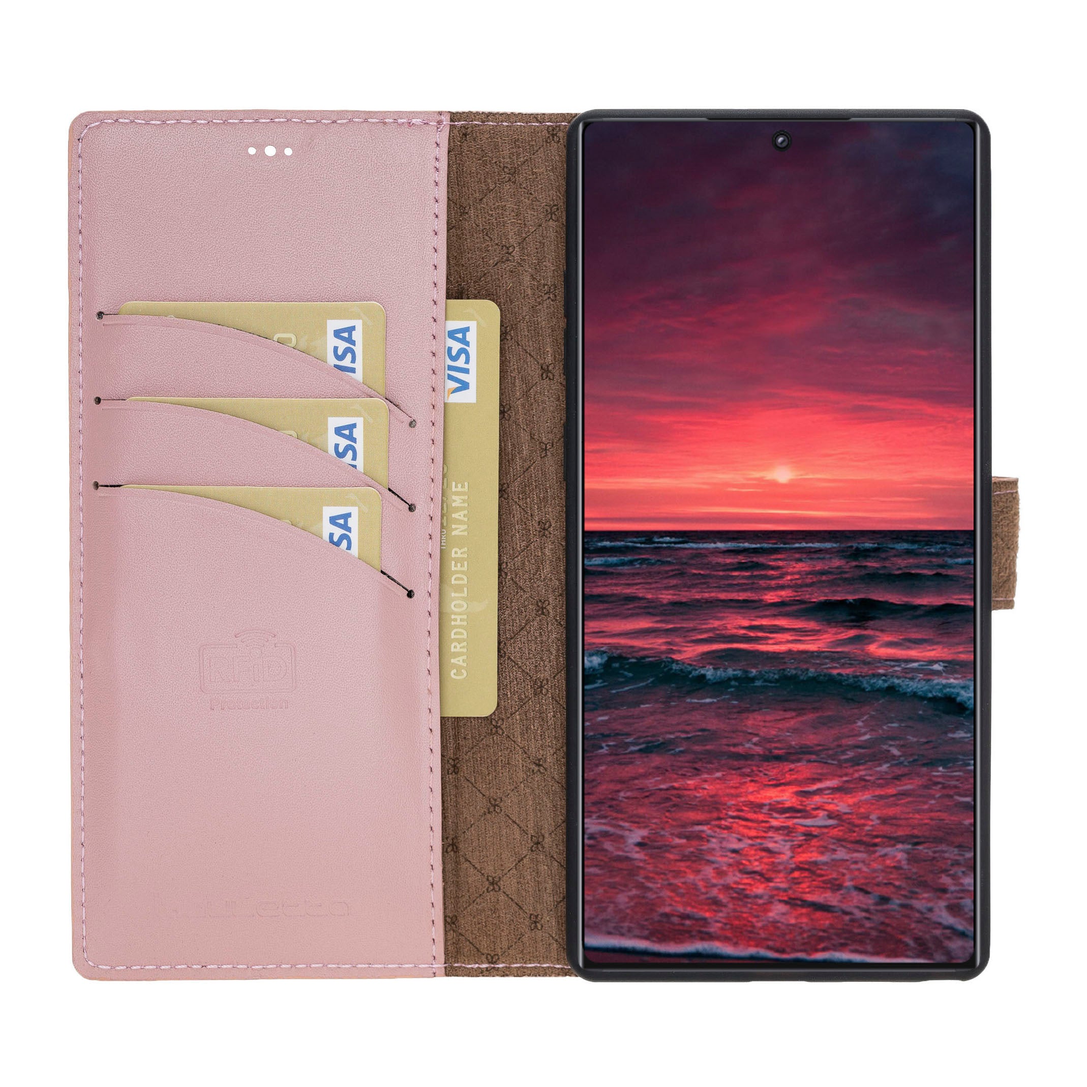 Samsung Galaxy Note 10 Series Genuine Leather Detachble Wallet Case