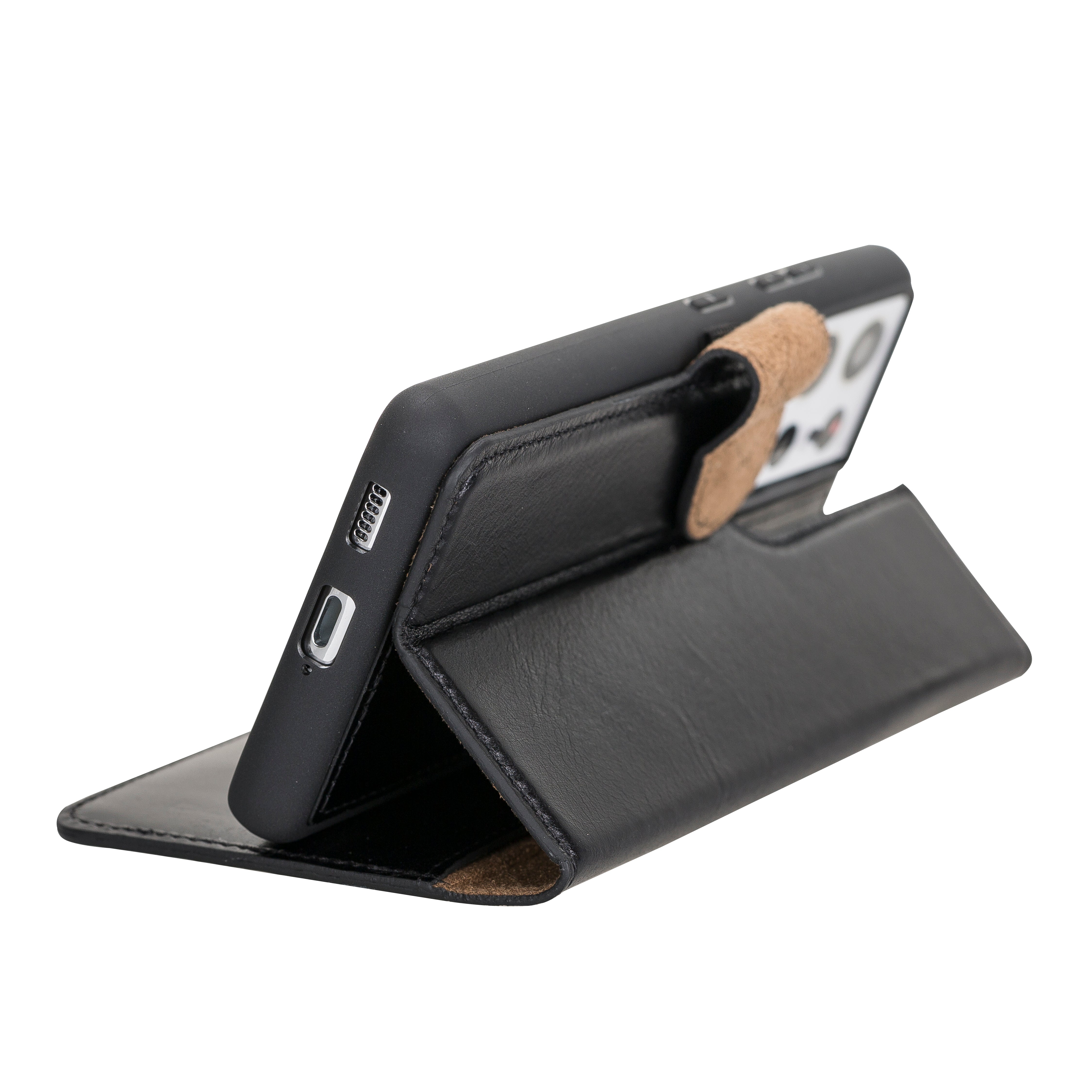 Samsung Galaxy S21 Series Genuine Leather Detachable Wallet Cases