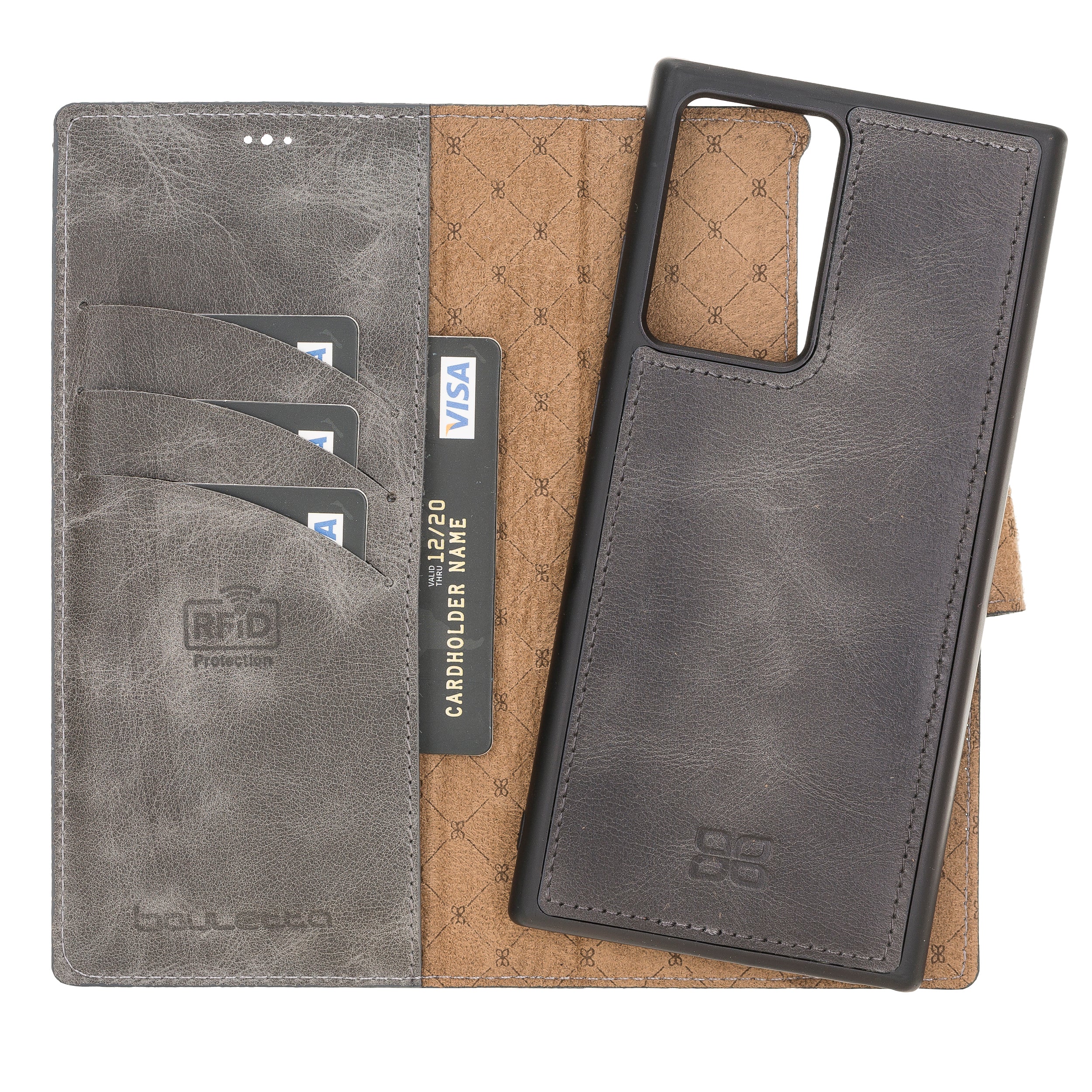 Samsung Galaxy Note 20 Series Genuine Leather Magic Detachble Wallet Case