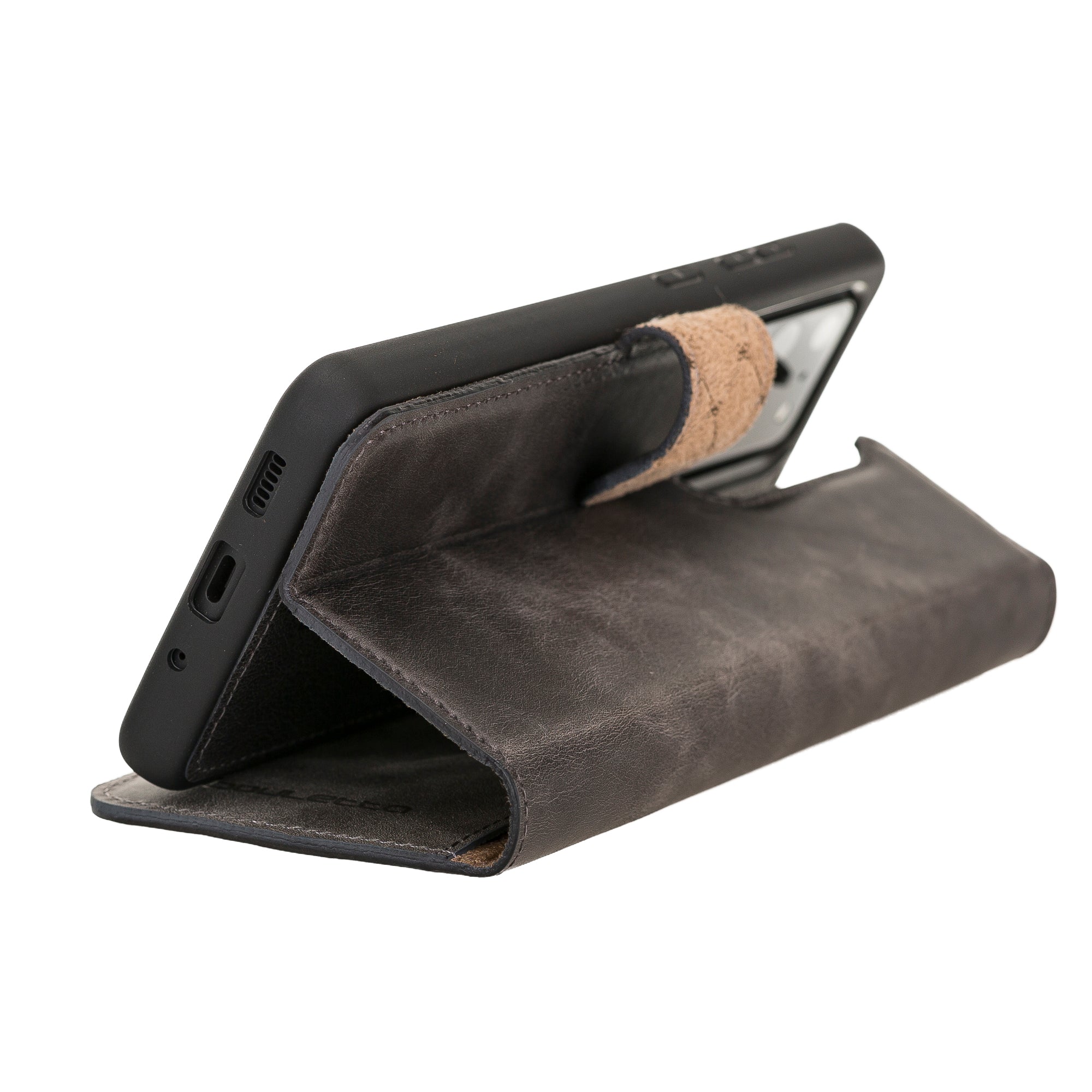 Étui portefeuille en cuir pour Samsung Galaxy S20