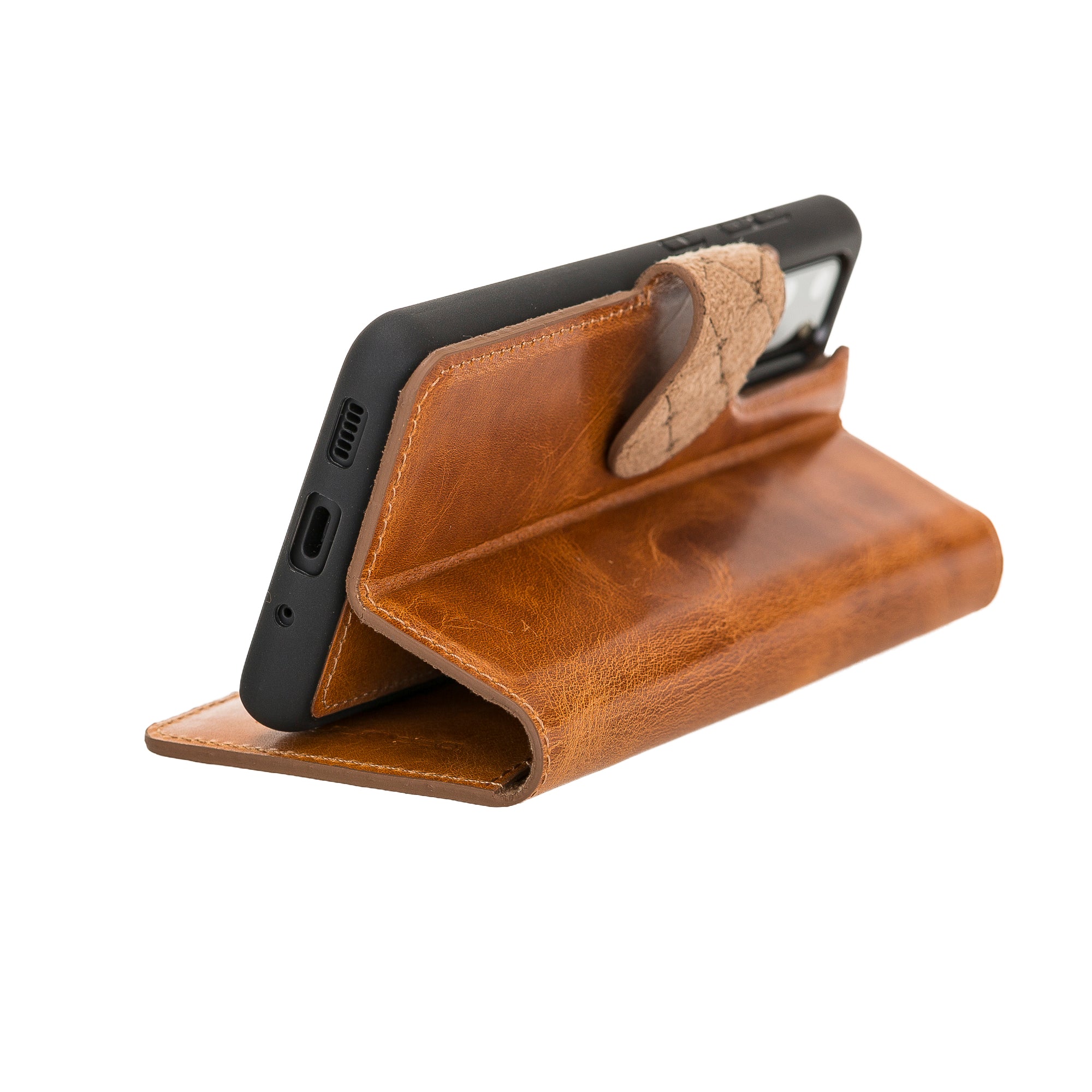 Étui portefeuille en cuir pour Samsung Galaxy S20