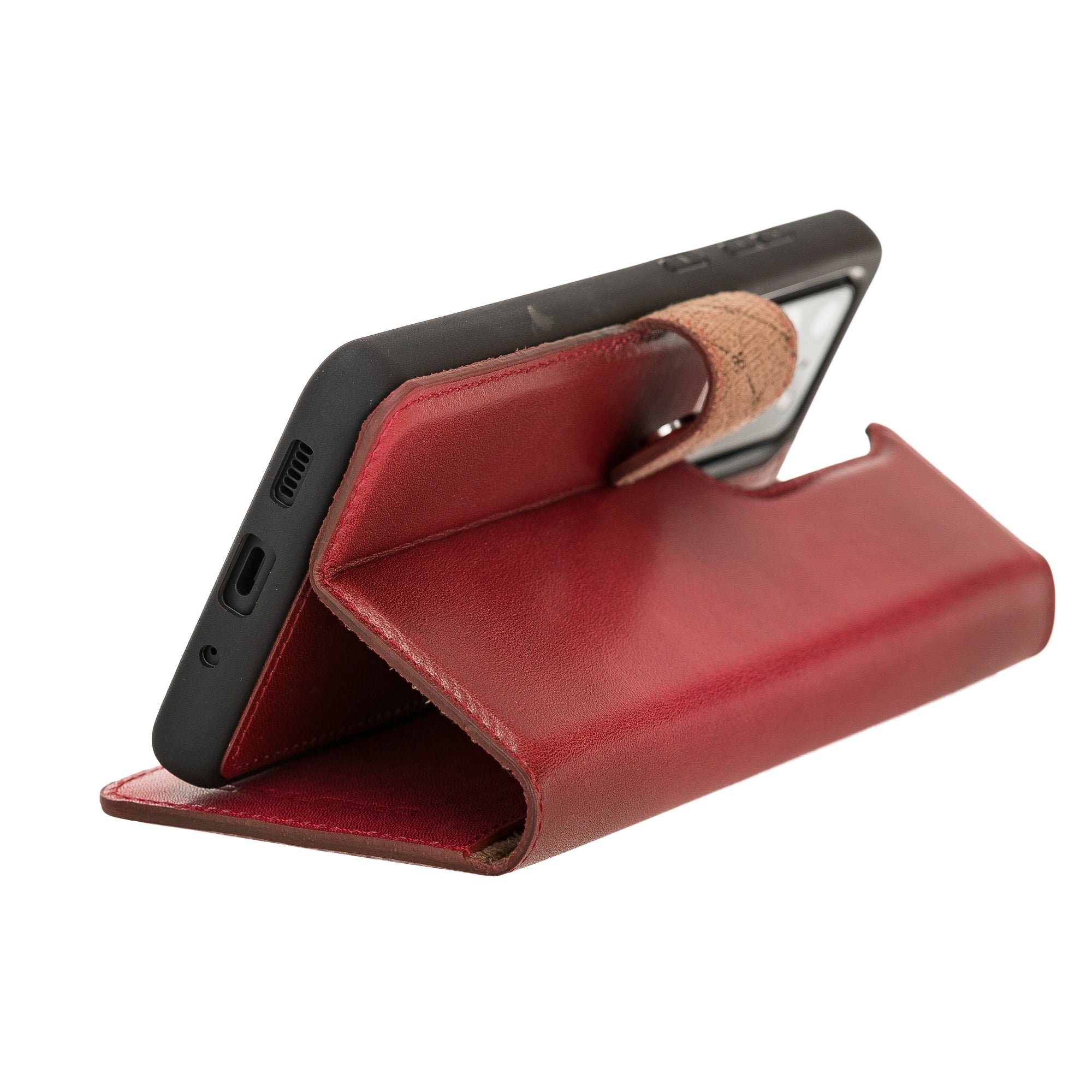 Étui portefeuille en cuir pour Samsung Galaxy S20