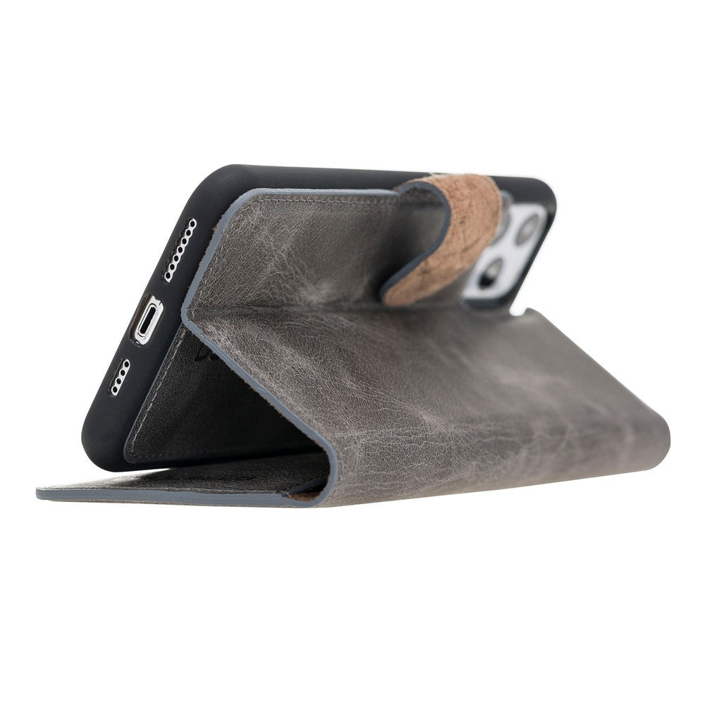 iPhone 11 Series Genuine Leather Magic Detachable Wallet Case