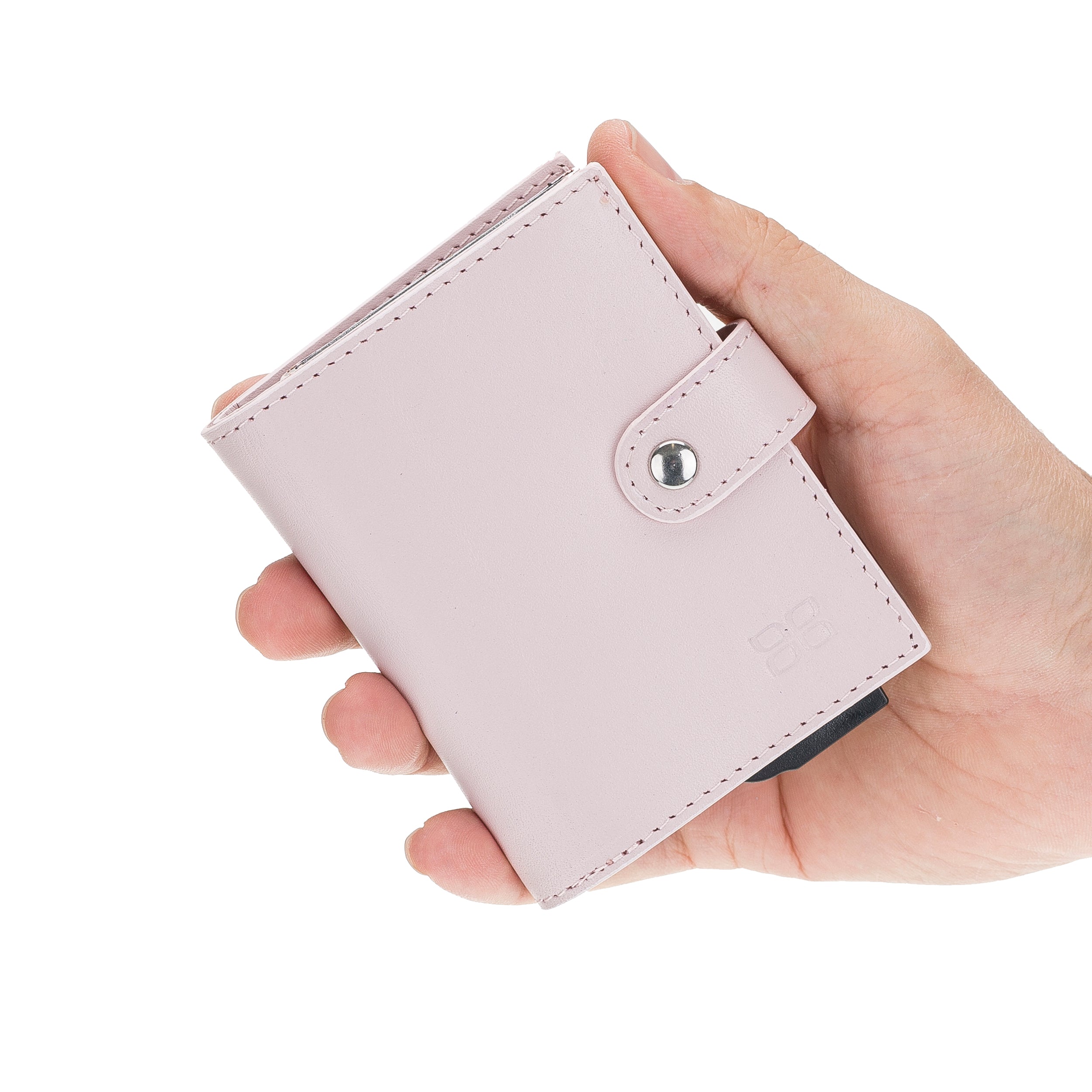 Palermo Genuine Leather Zip Mechanical Card Holder