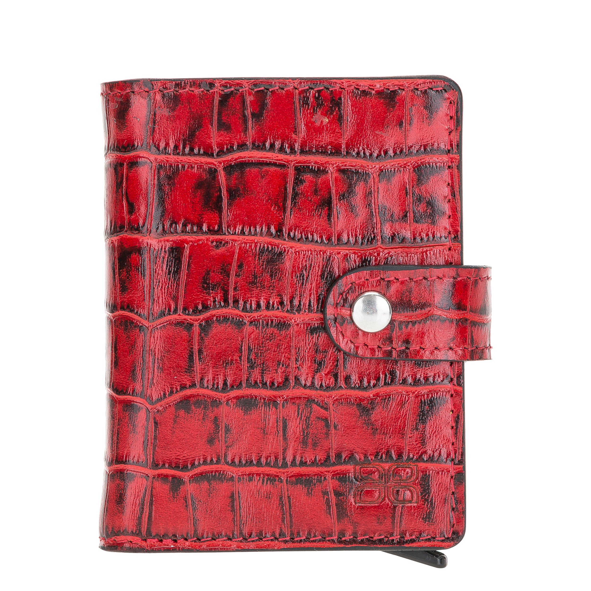 Palermo Genuine Leather Zip Mechanical Card Holder