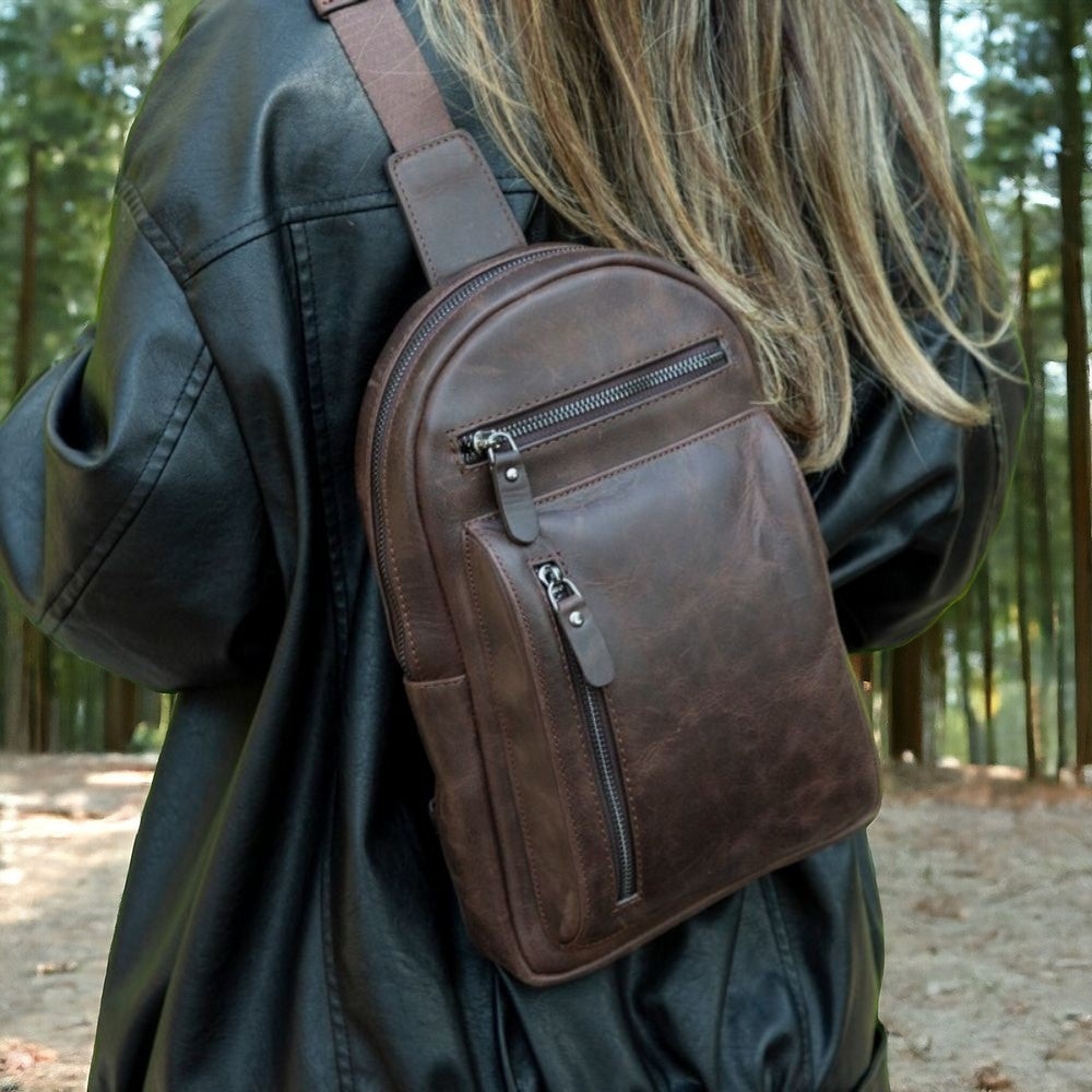 Sac bandoulière en cuir Blake