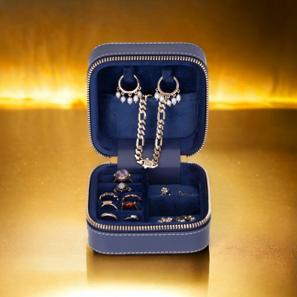 Amanda Genuine Leather Jewelry Box