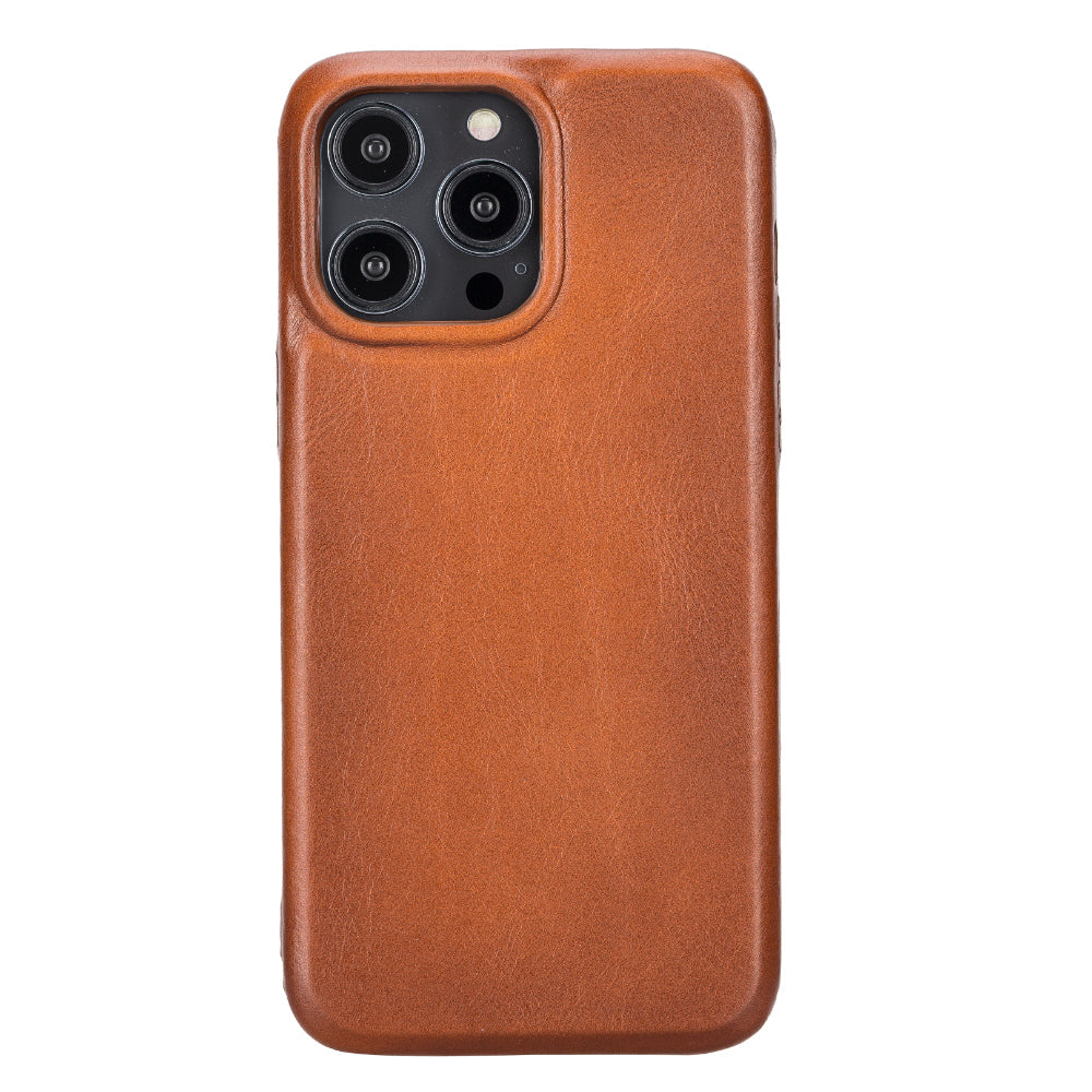Étui en cuir Rock Cover pour iPhone 15 Pro Max