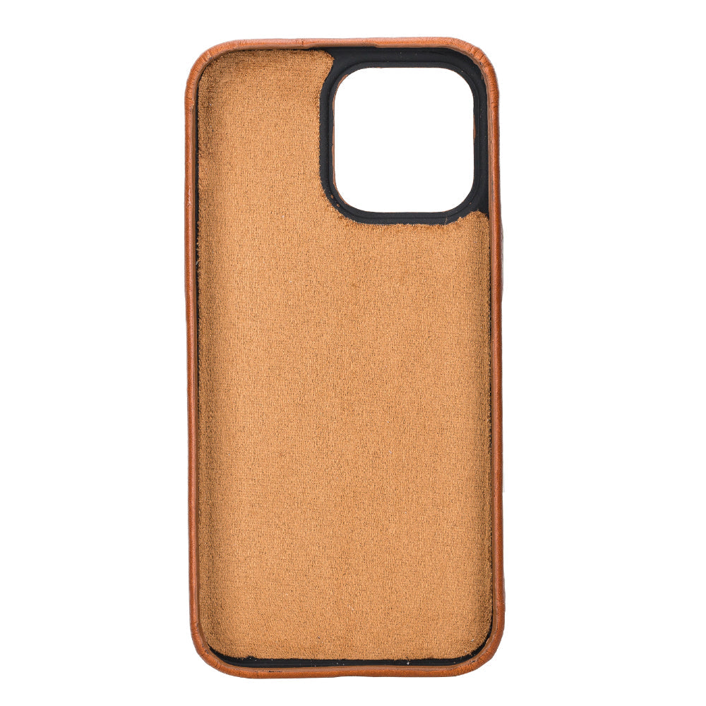 Étui en cuir Rock Cover pour iPhone 15 Pro Max