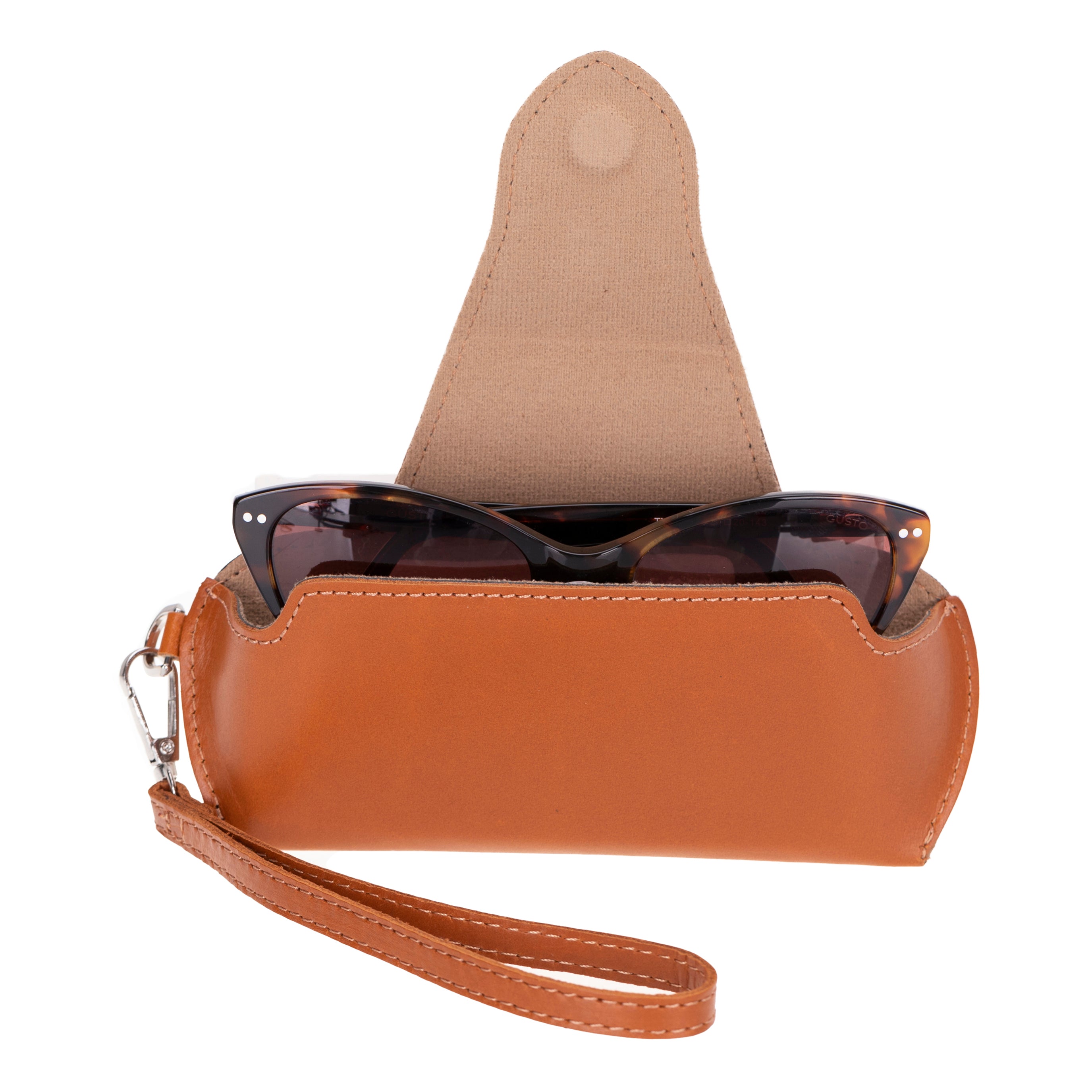 Étui à lunettes en cuir Riviera