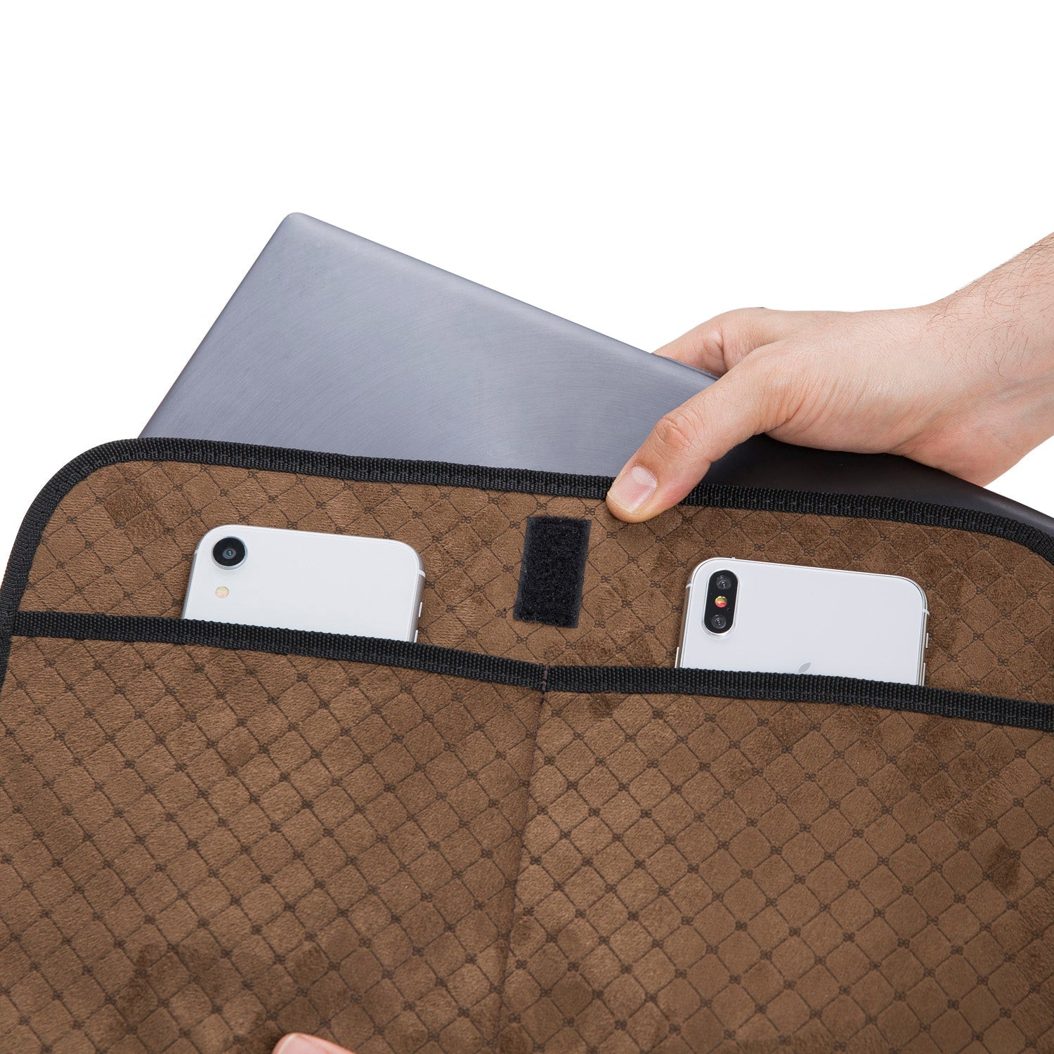 Mallette d'affaires en cuir Luxentra 16" / Mallette pour ordinateur portable