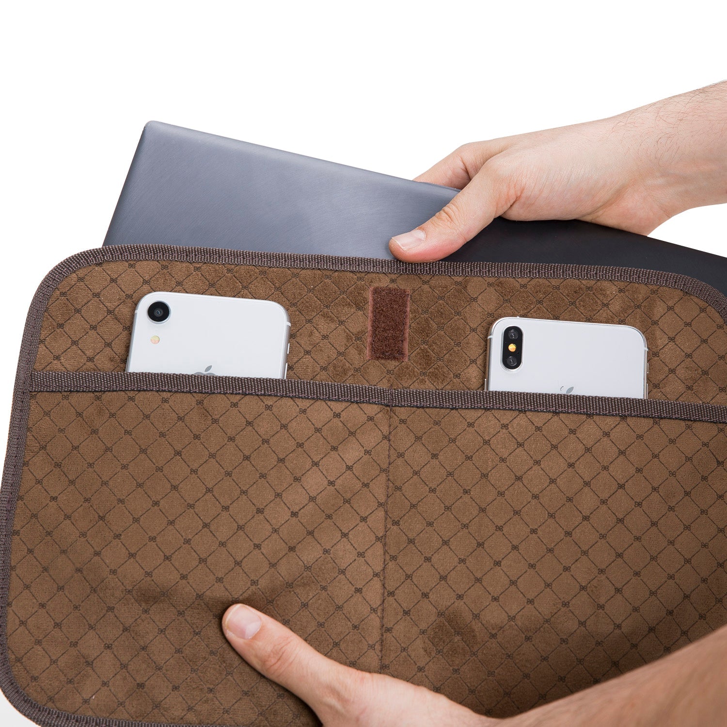 Mallette d'affaires en cuir Luxentra 16" / Mallette pour ordinateur portable