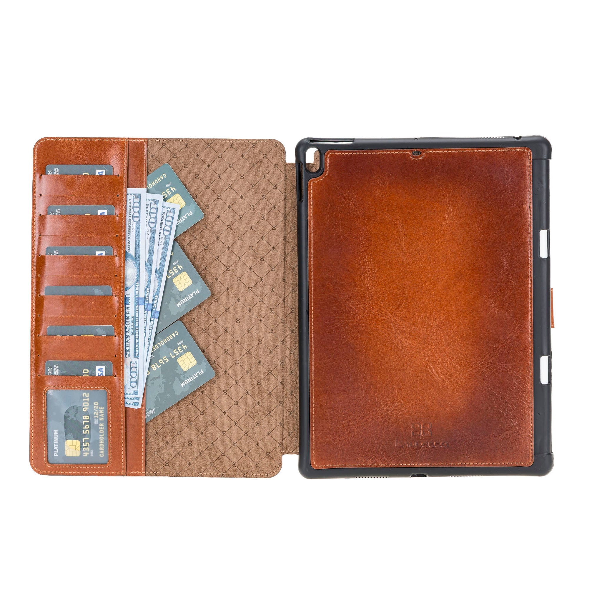 Eto iPad Mini (5") Genuine Leather Wallet Case