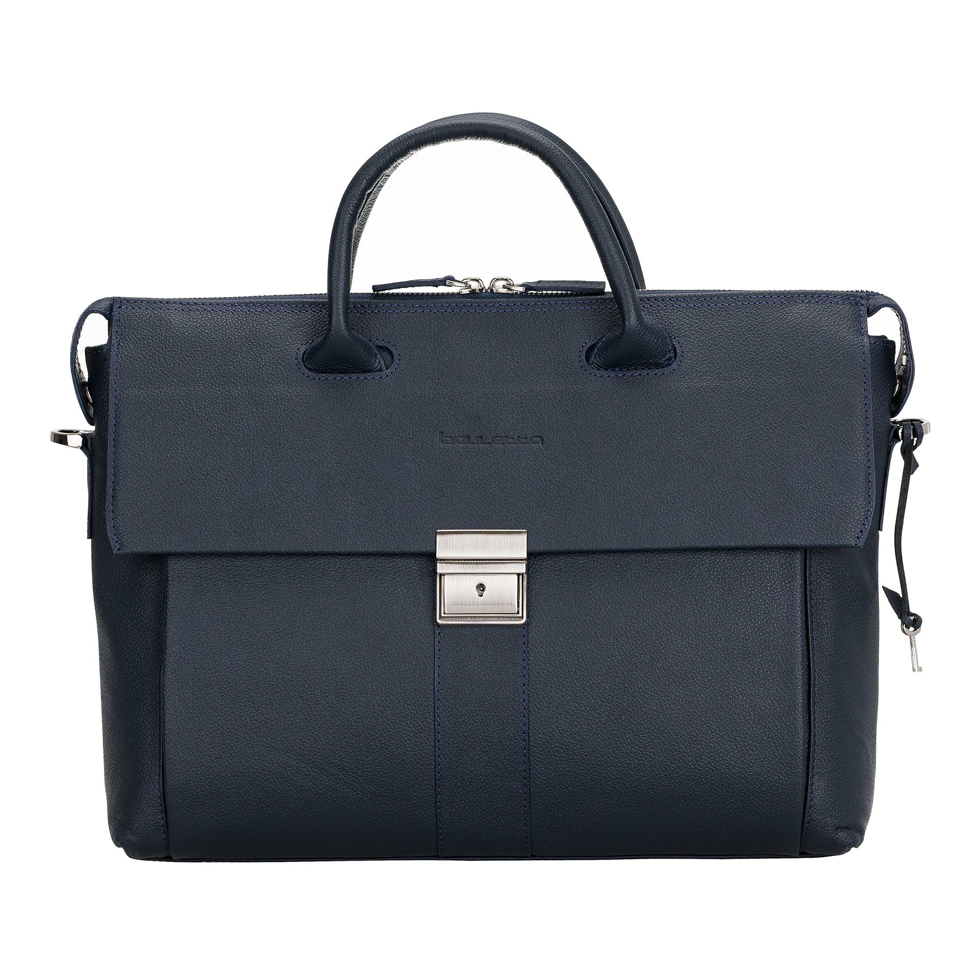 Wizard 14" Genuine Leather Business Briefcase / Laptop Case