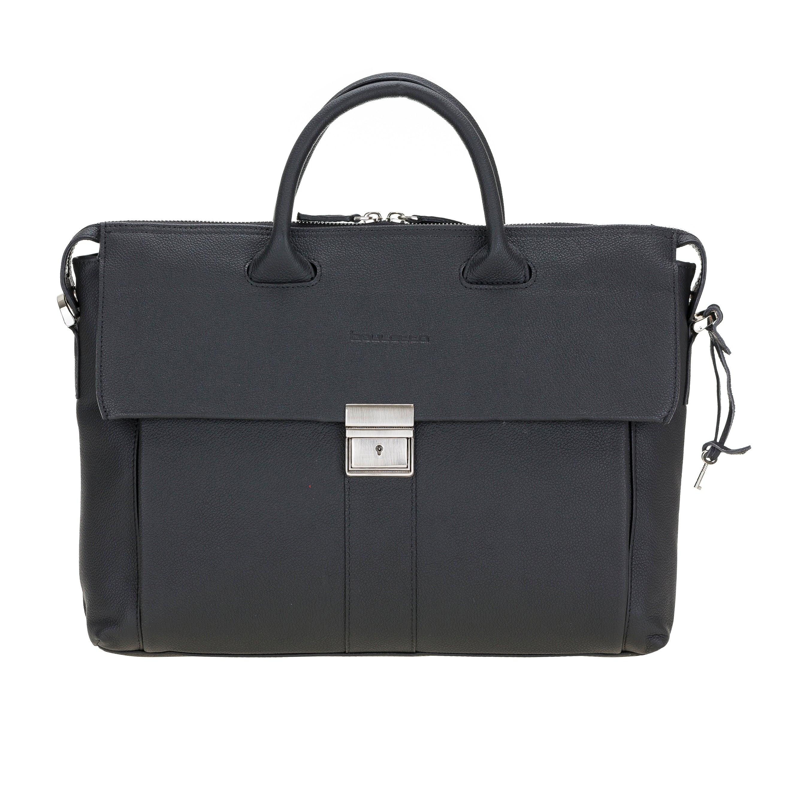 Wizard 14" Genuine Leather Business Briefcase / Laptop Case