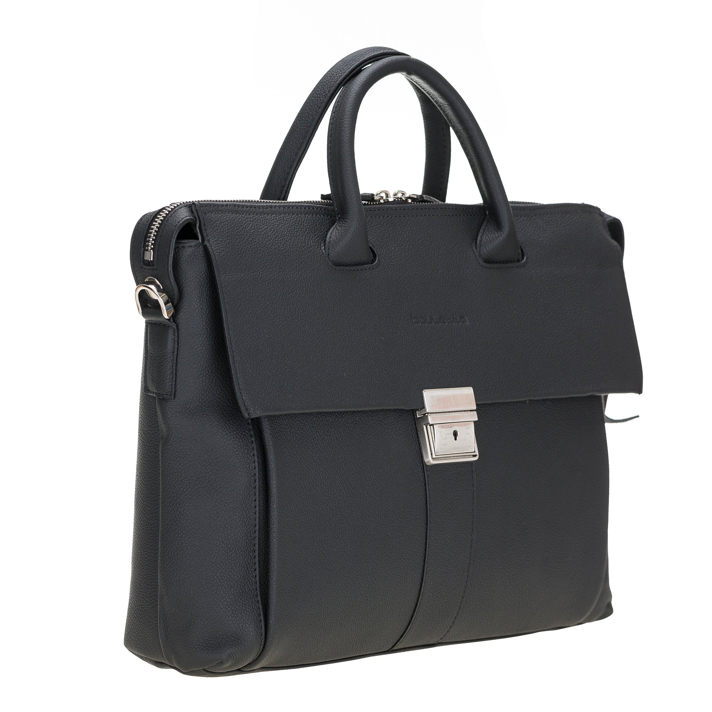 Wizard 14" Genuine Leather Business Briefcase / Laptop Case