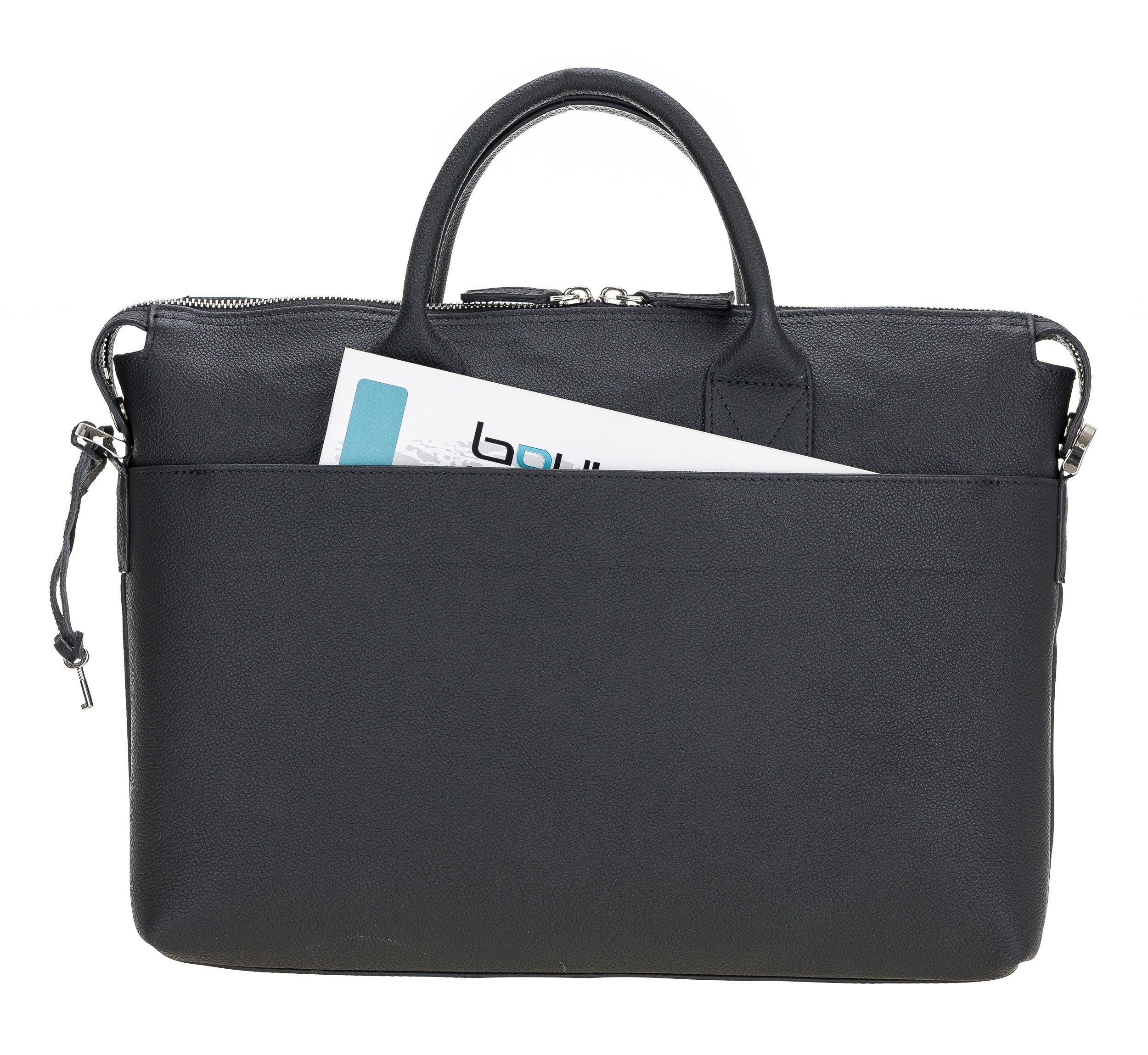 Wizard 14" Genuine Leather Business Briefcase / Laptop Case