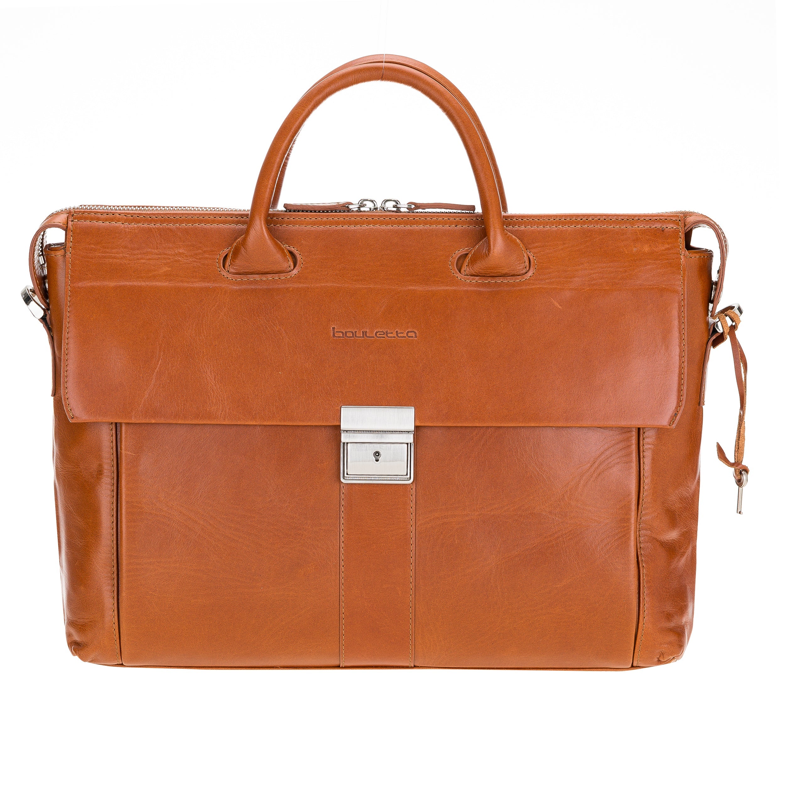 Wizard 14" Genuine Leather Business Briefcase / Laptop Case
