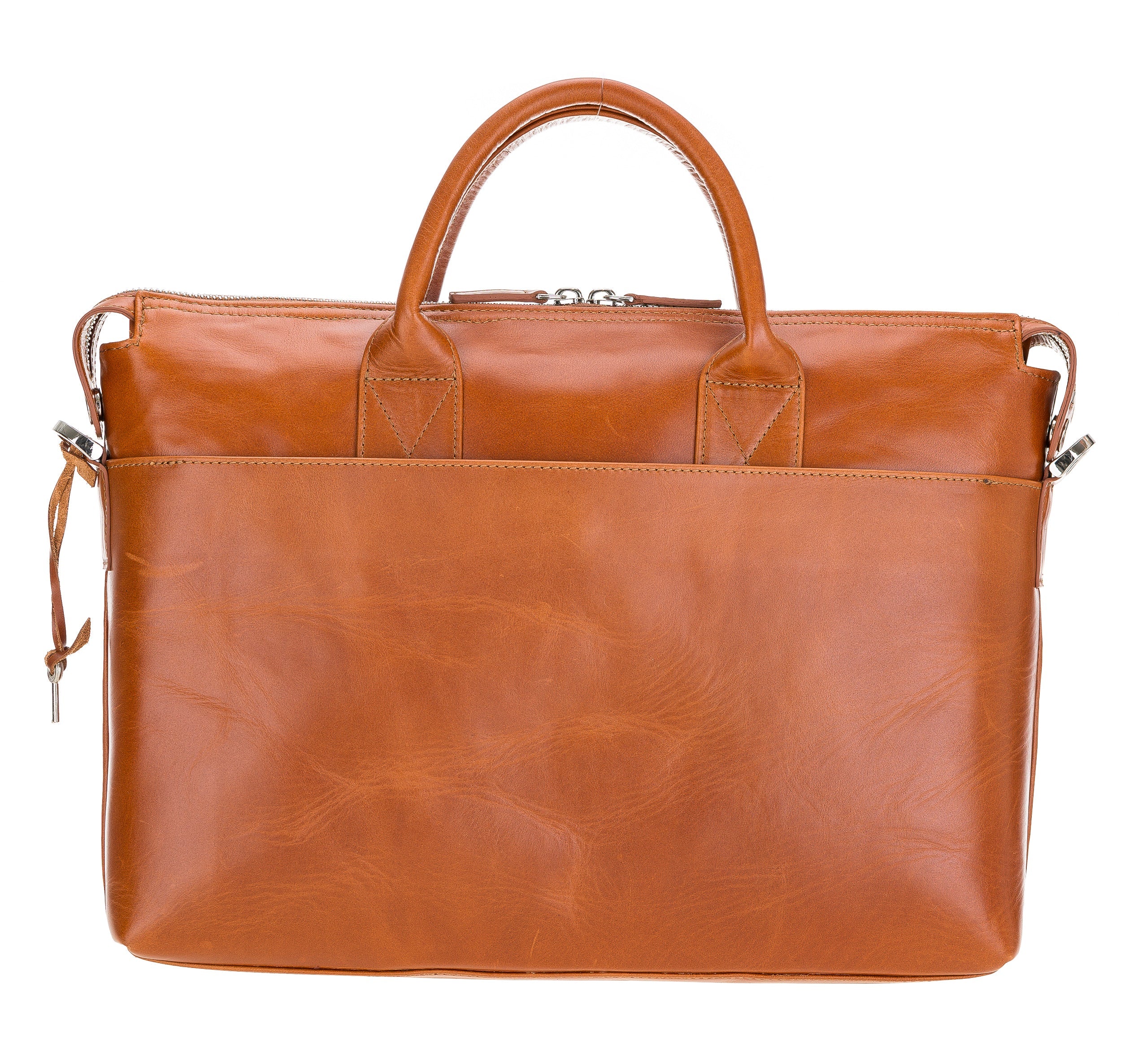 Wizard 14" Genuine Leather Business Briefcase / Laptop Case