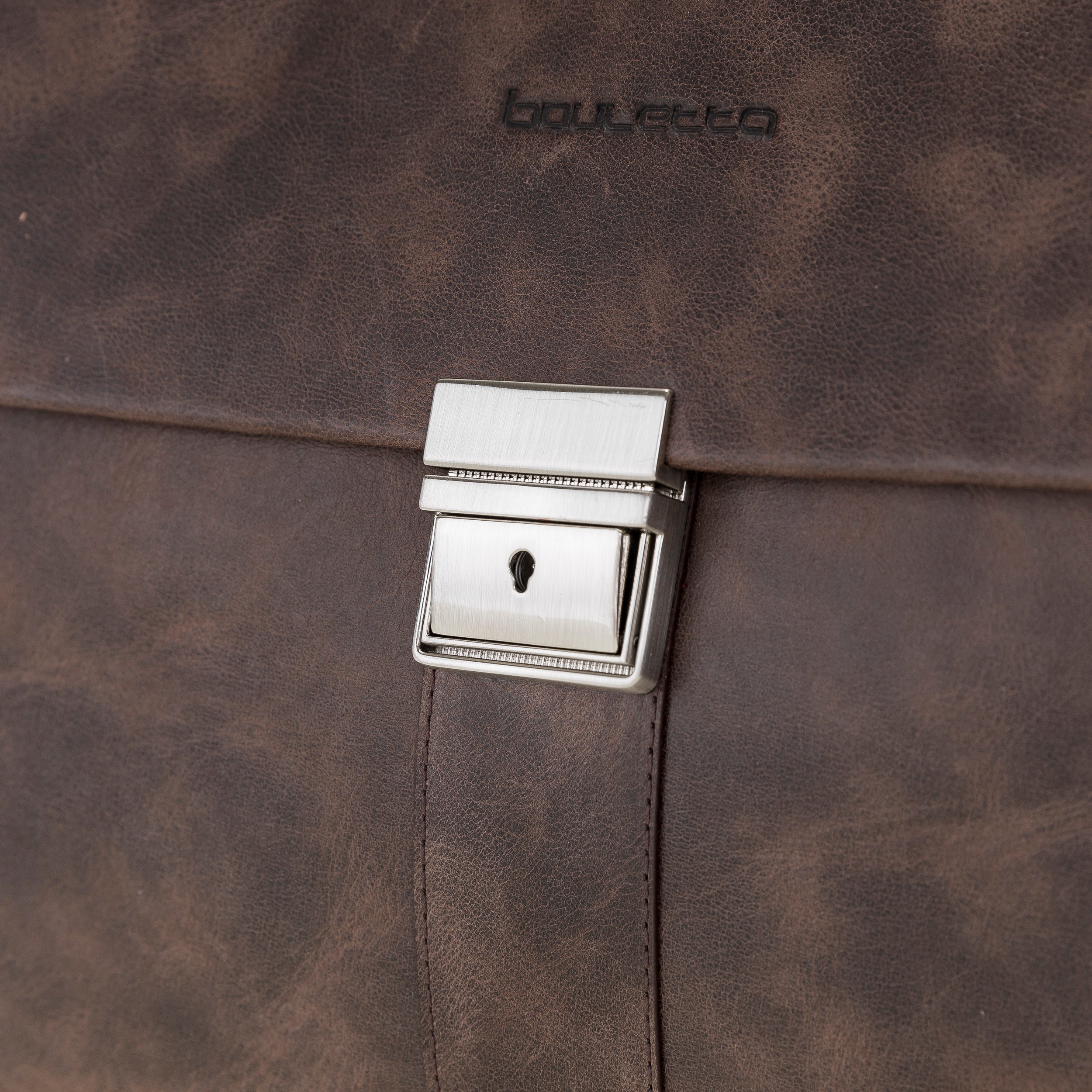 Wizard 14" Genuine Leather Business Briefcase / Laptop Case