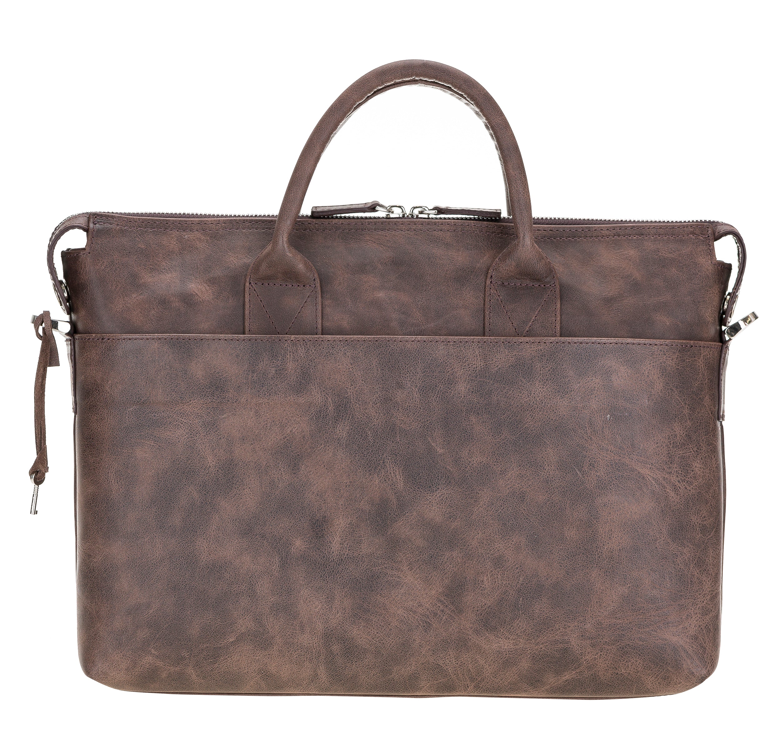 Wizard 14" Genuine Leather Business Briefcase / Laptop Case