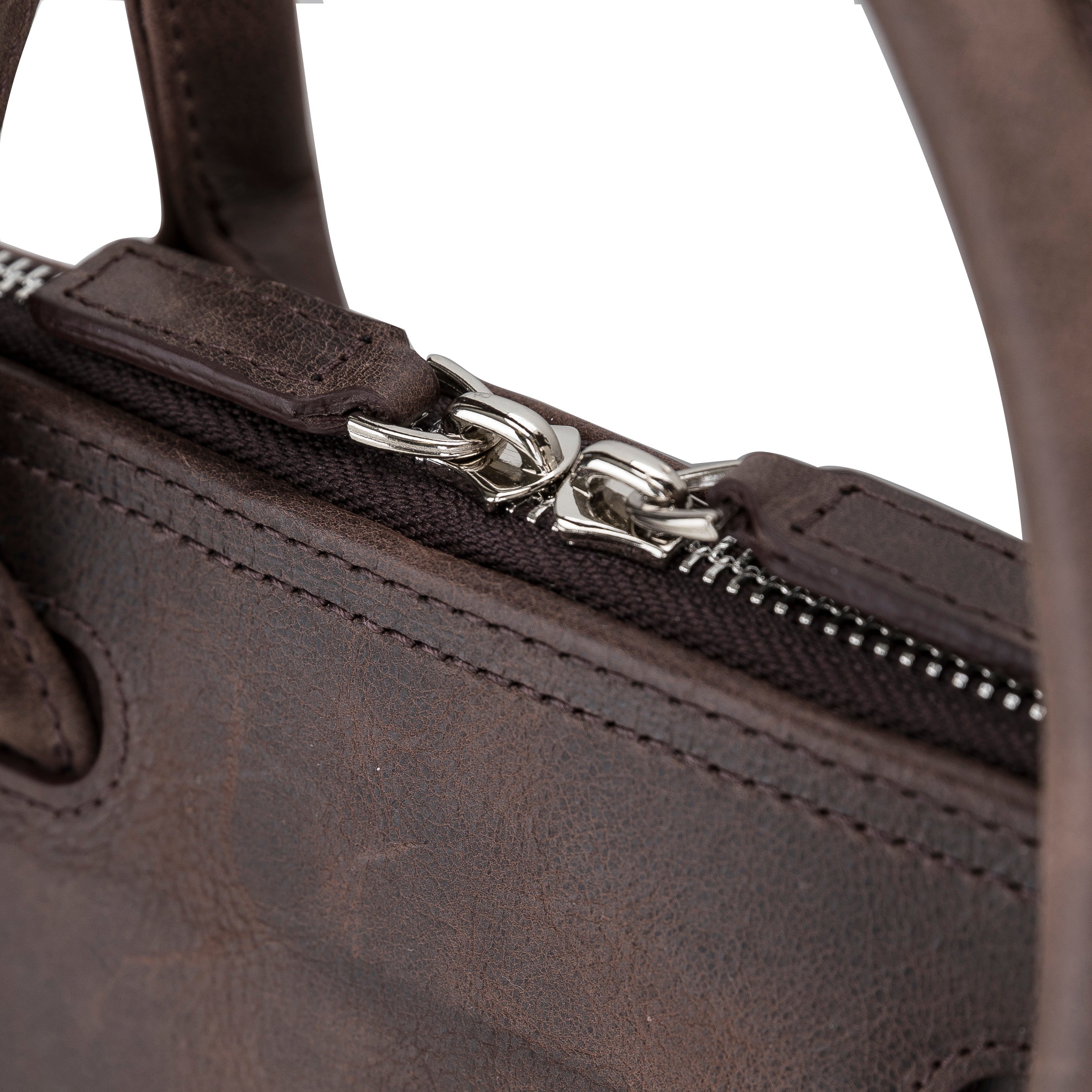 Wizard 14" Genuine Leather Business Briefcase / Laptop Case
