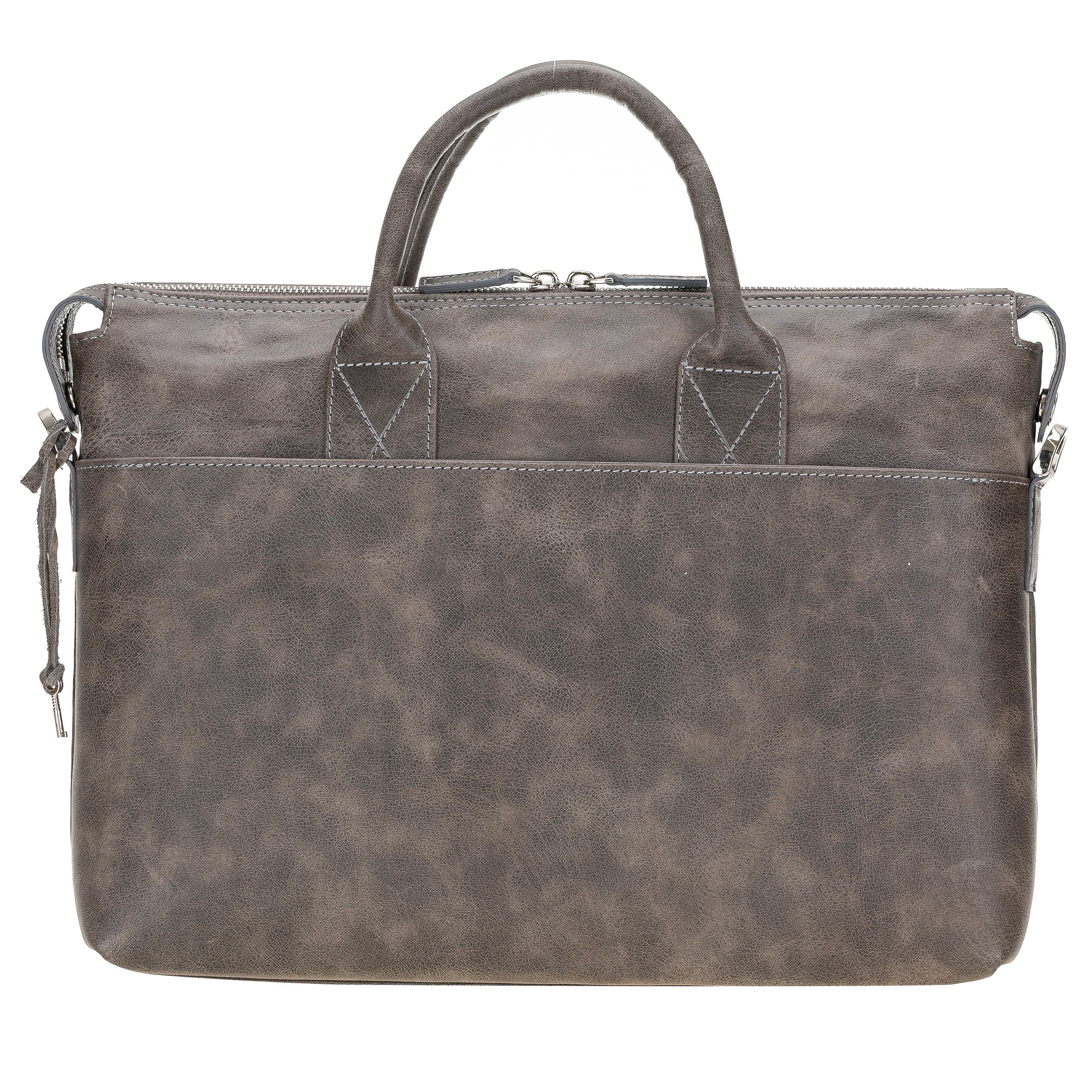 Wizard 14" Genuine Leather Business Briefcase / Laptop Case
